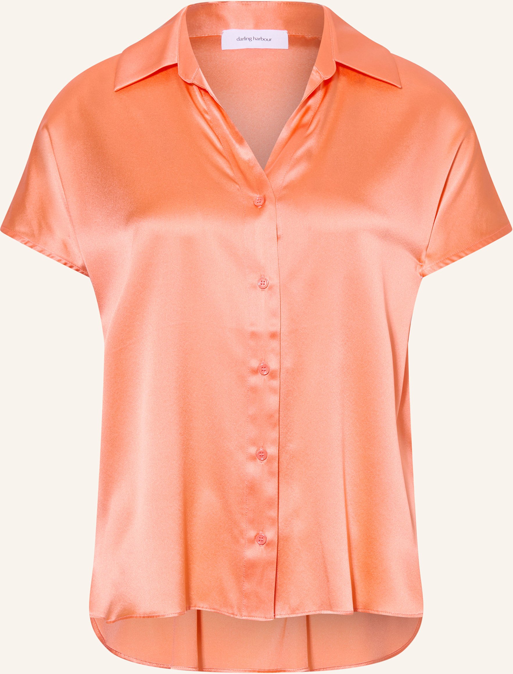 Darling Harbour Hemdbluse Aus Seide orange