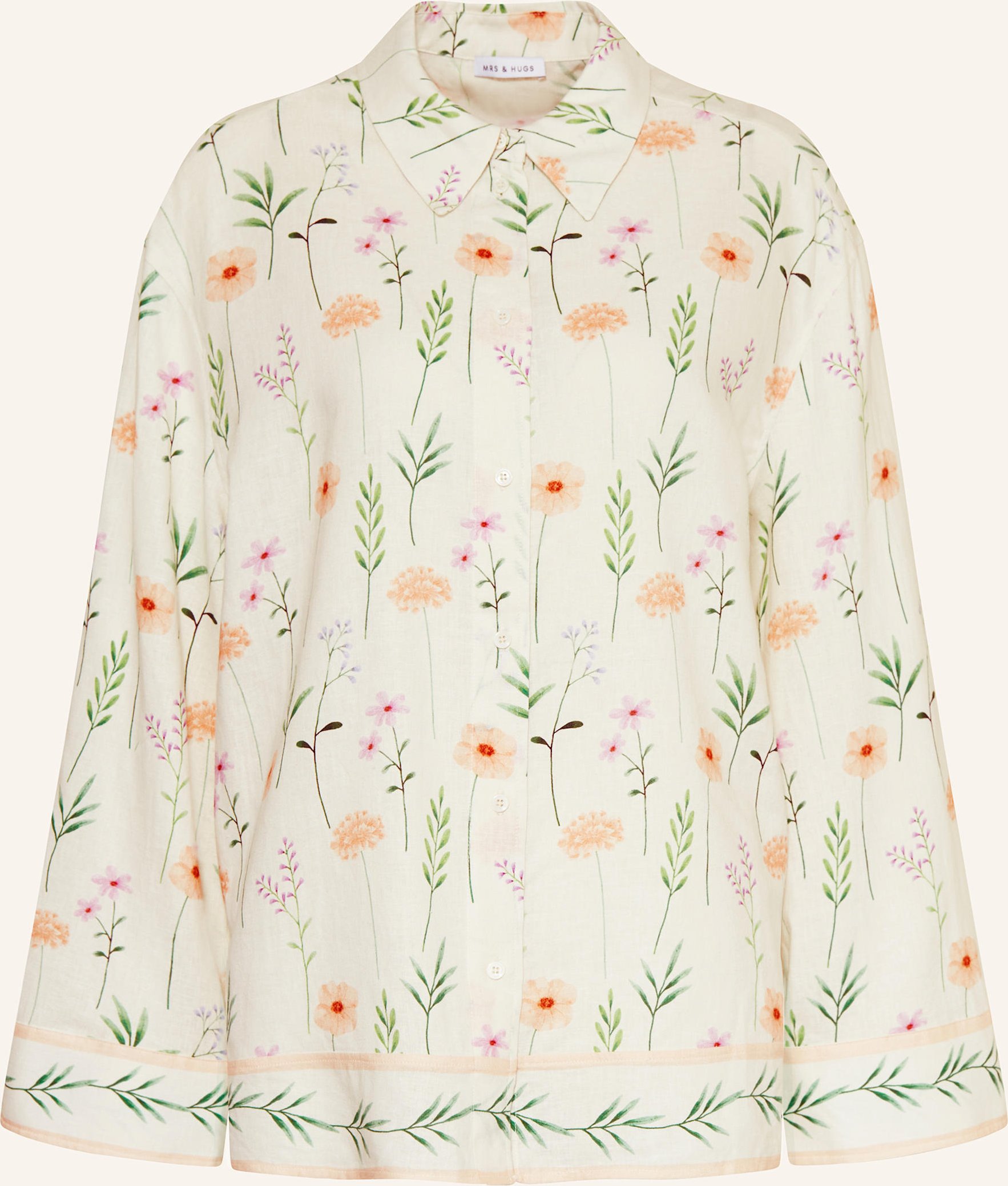 Mrs & Hugs Hemdbluse weiss