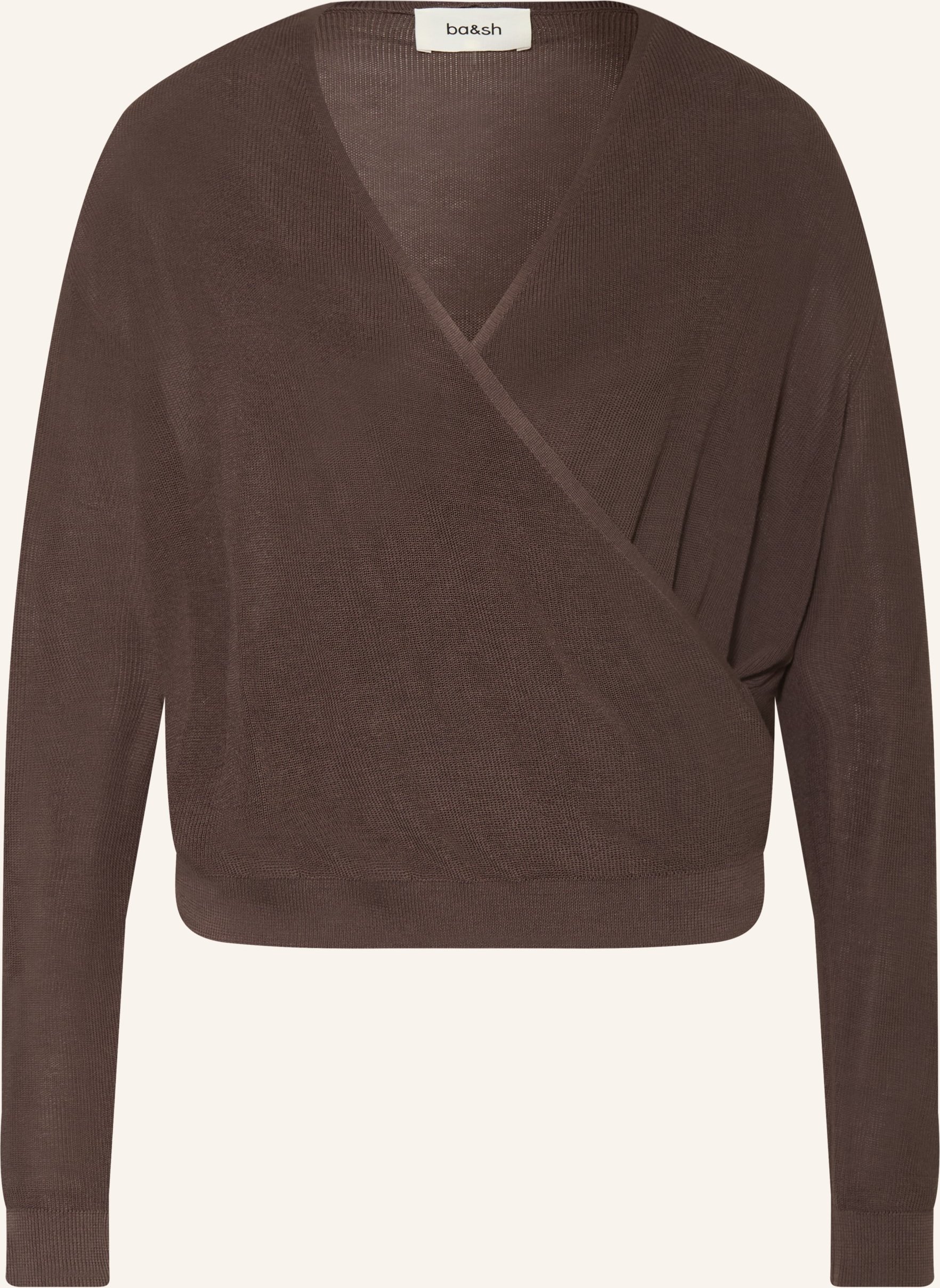 Ba&Sh Strick-Hoodie Beline braun