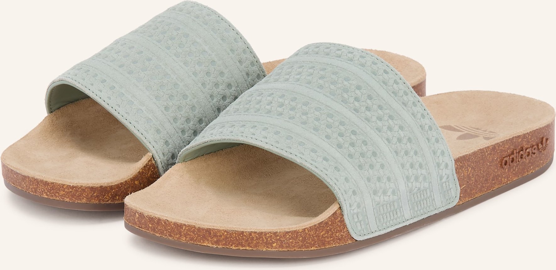 Adidas Originals Pantoletten Adilette Rs gruen