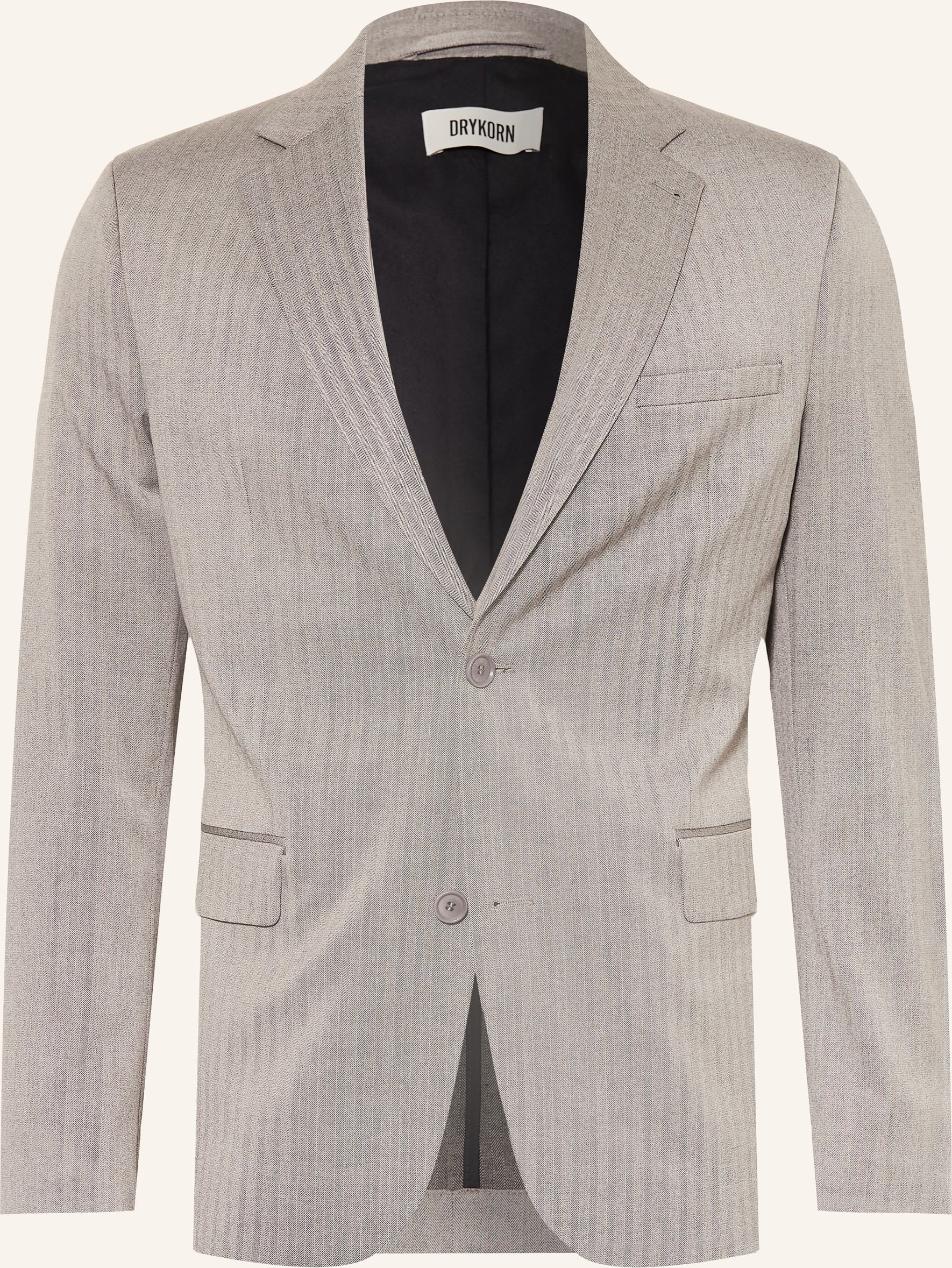 Drykorn Anzugsakko Yames Regular Fit grau