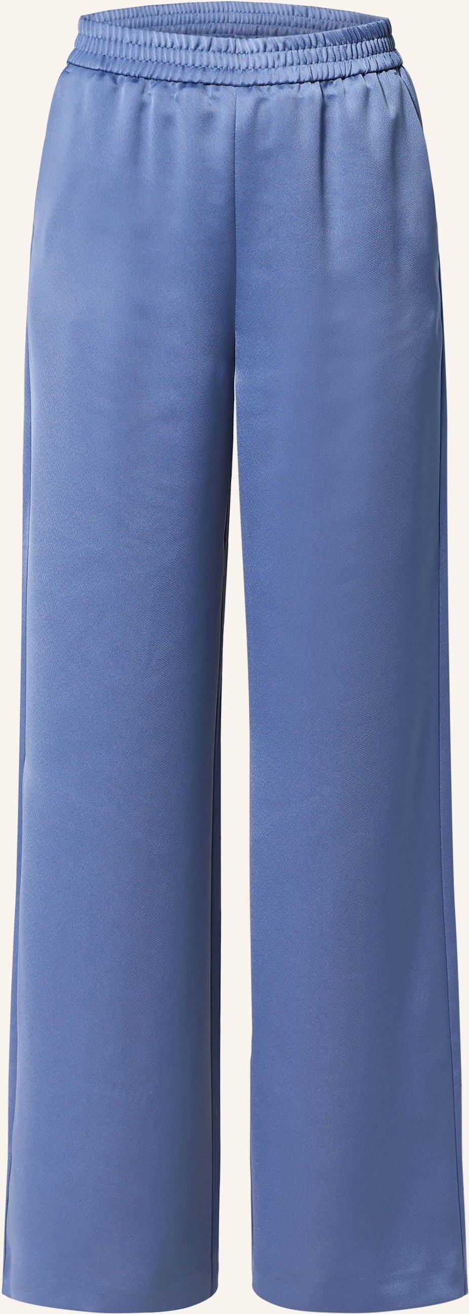 Max & Co. Marlenehose Aus Satin blau