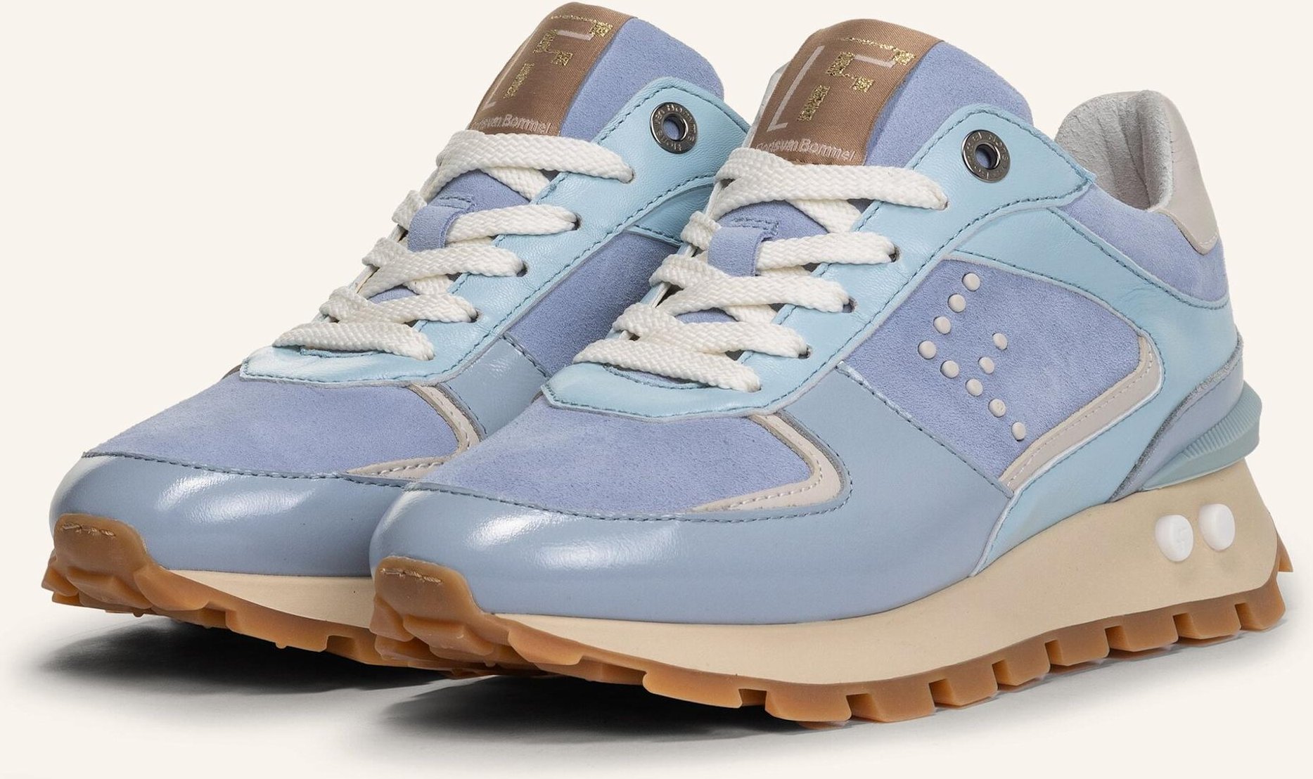 Floris Van Bommel Sneaker Blokki 05 blau