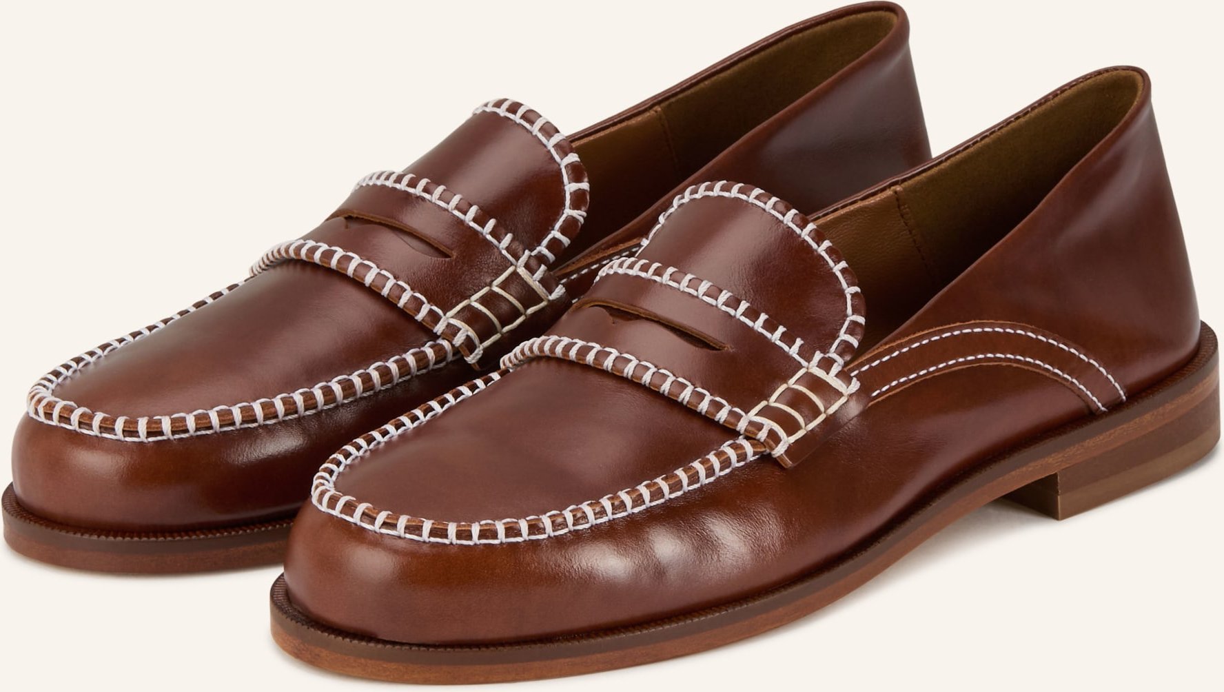 Claudie Pierlot Penny-Loafer rot