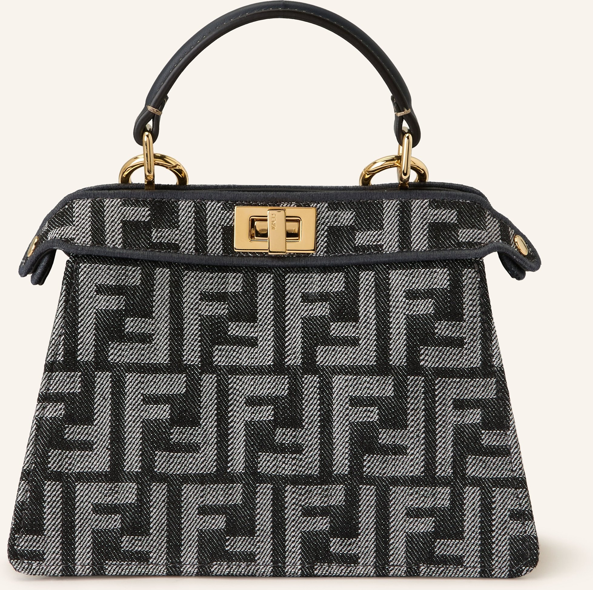 Fendi Handtasche Peekaboo Iseeu schwarz