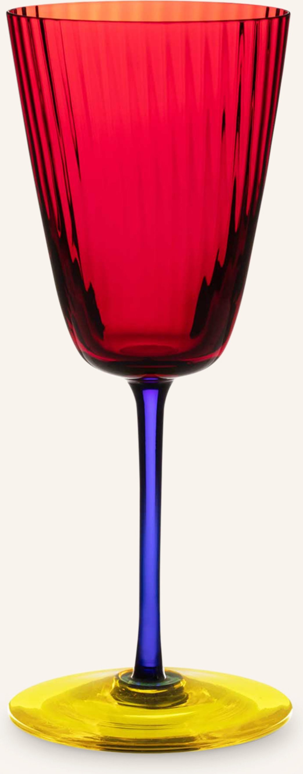 Dolce & Gabbana Casa Weinglas Carretto rot