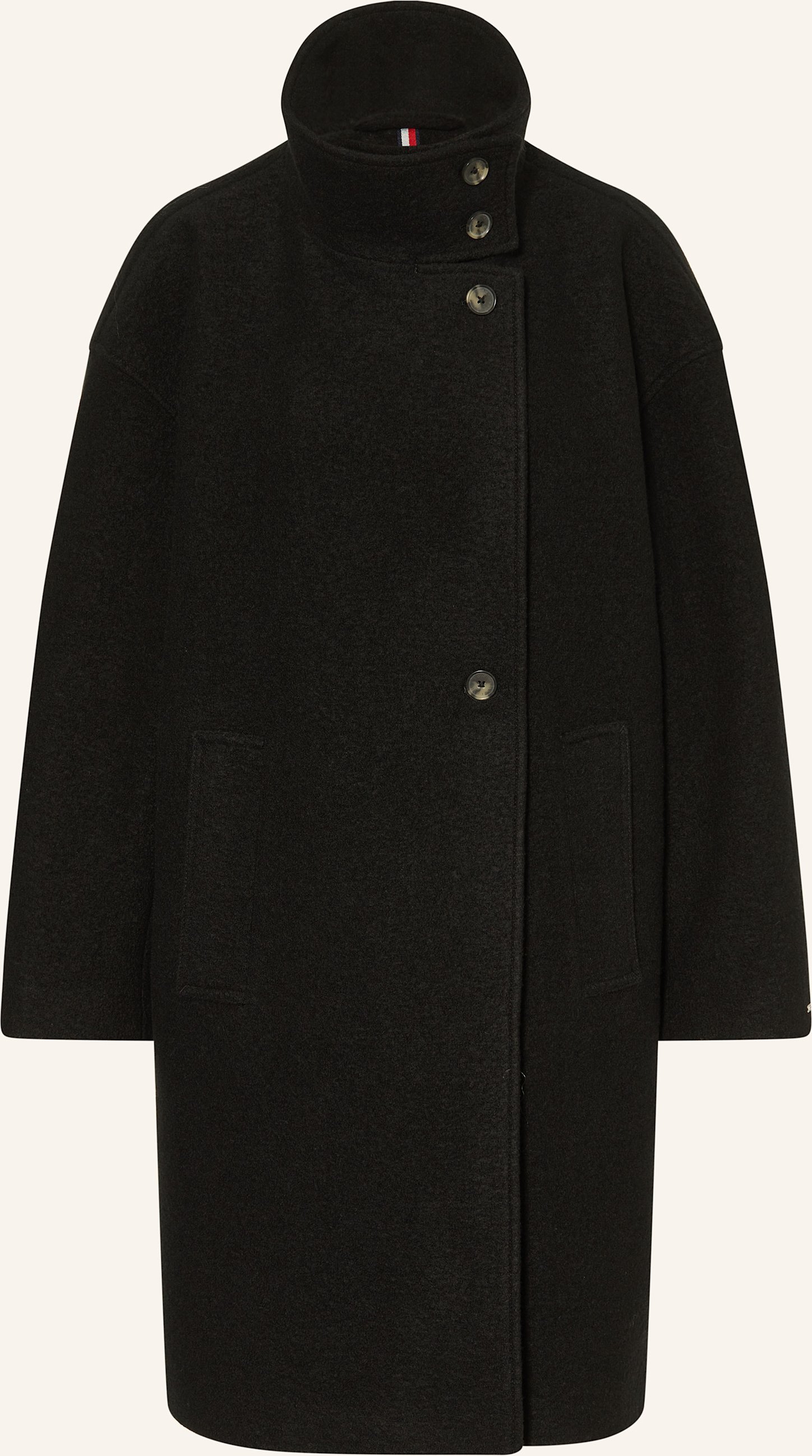 Tommy Hilfiger Wollmantel schwarz