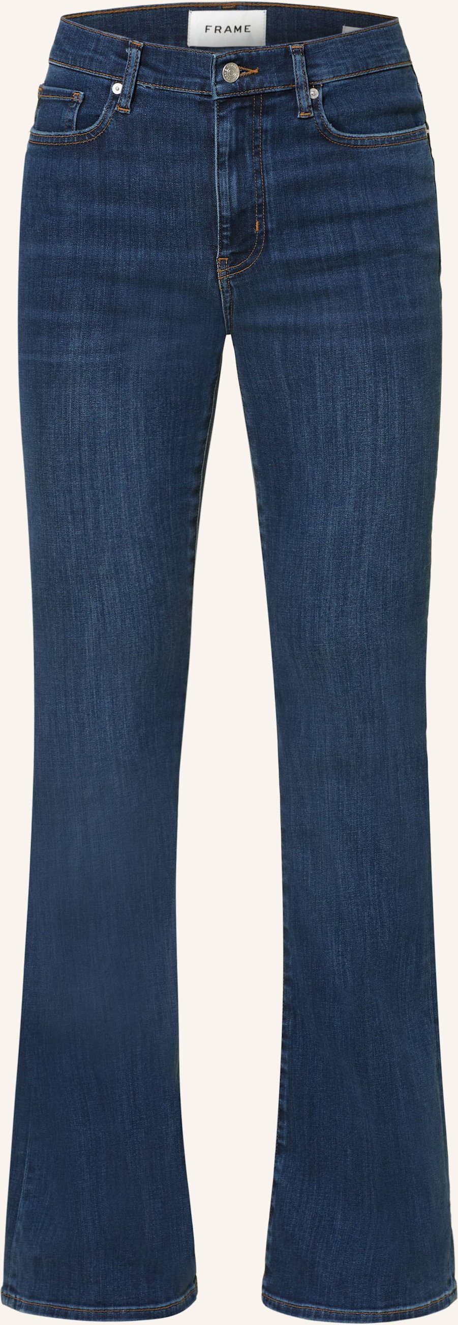 Thumbnail - Frame Flared Jeans Le High Flare blau