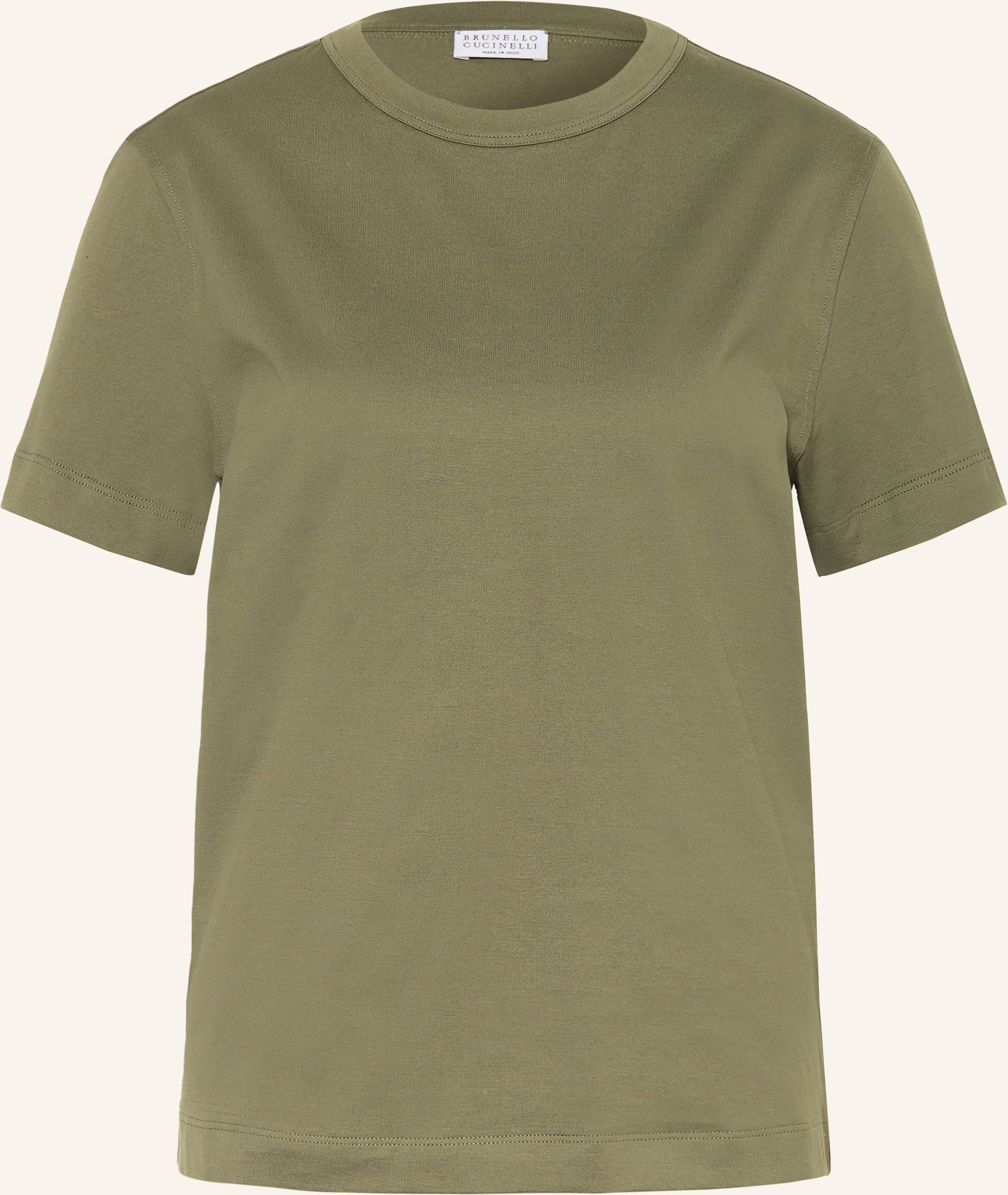 Brunello Cucinelli T-Shirt Mit Schmucksteinen gruen