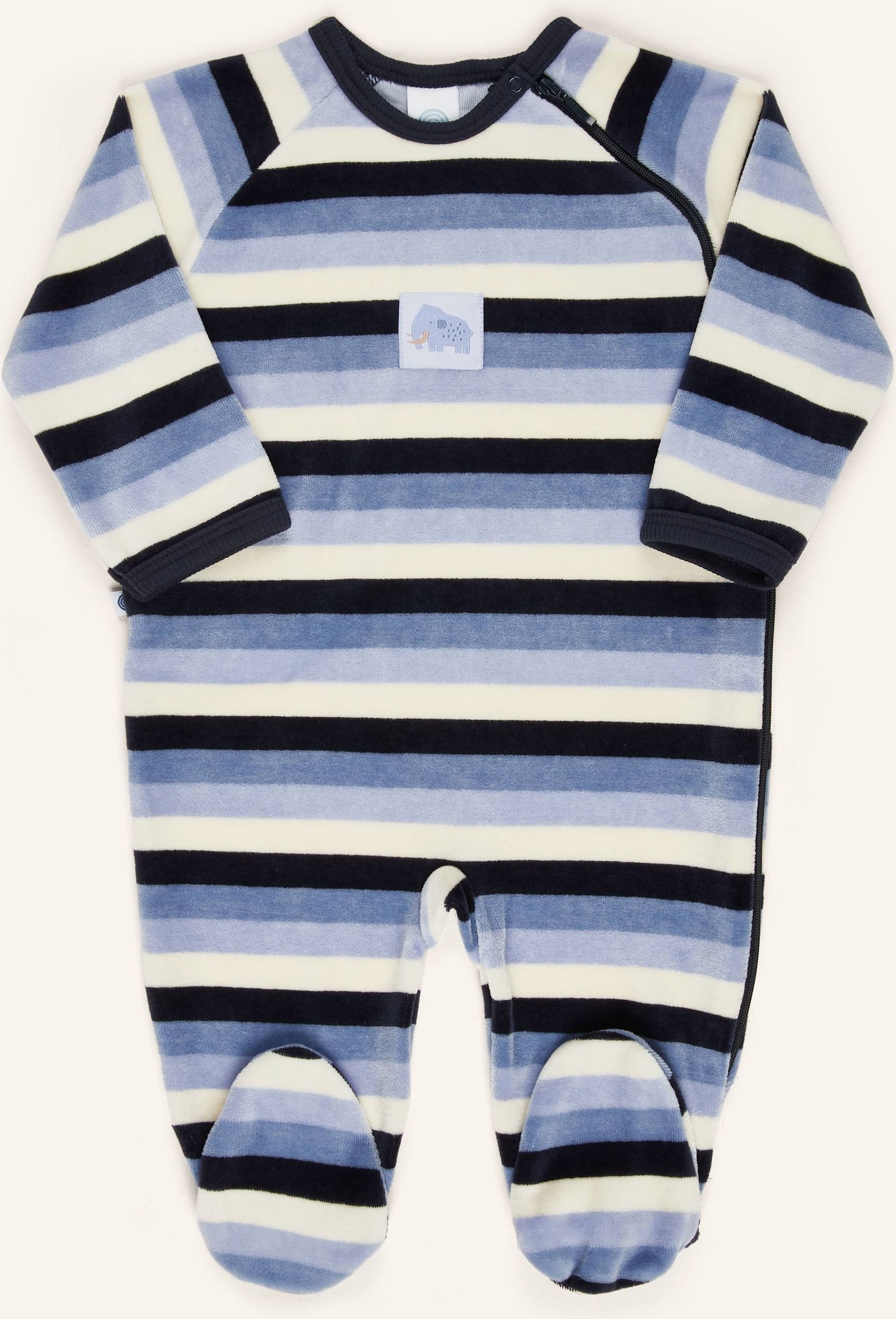 Thumbnail - Sanetta Strampler blau