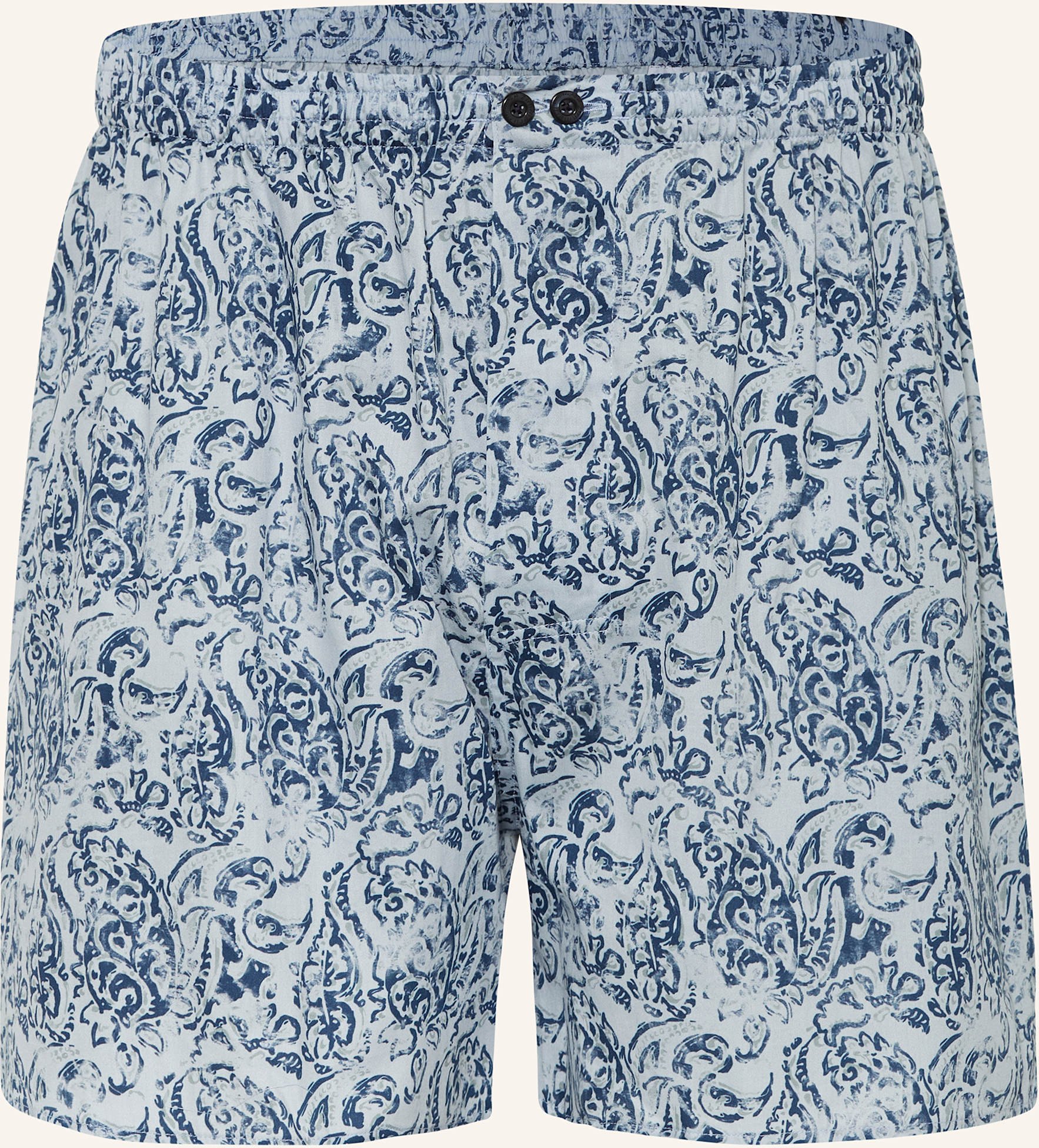 Zimmerli Web-Boxershorts Cotton Sateen Print blau