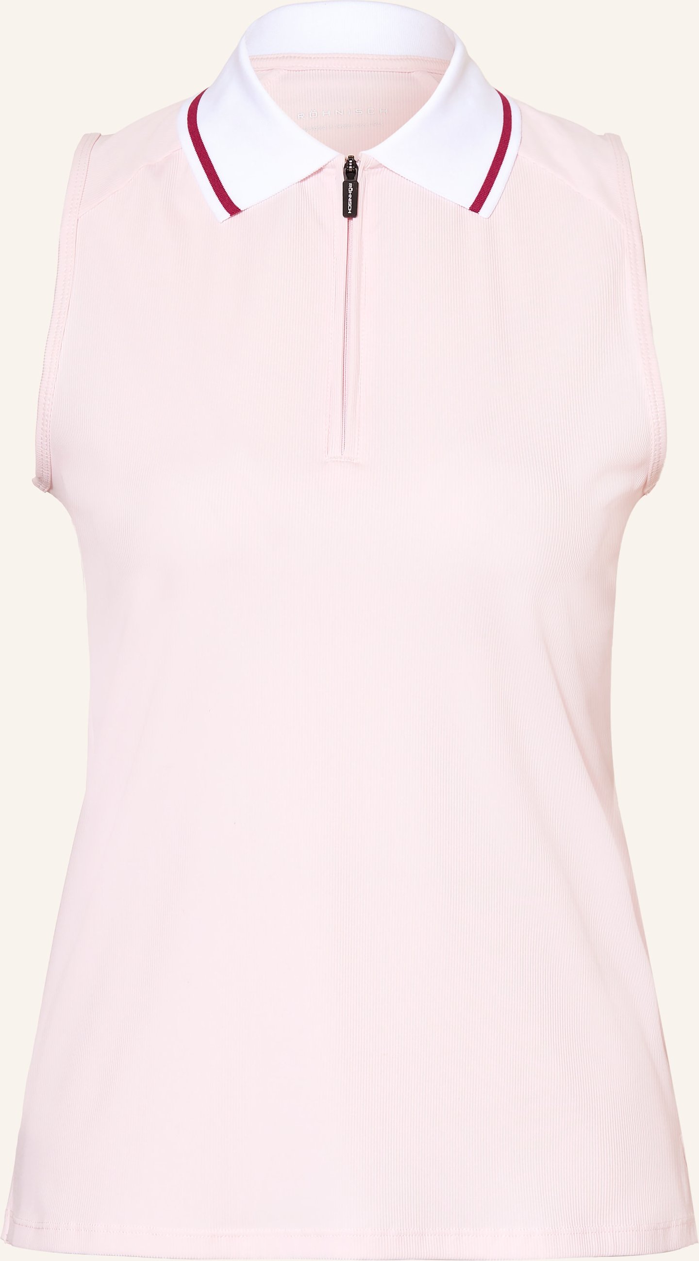 Röhnisch Jersey-Poloshirt rosa