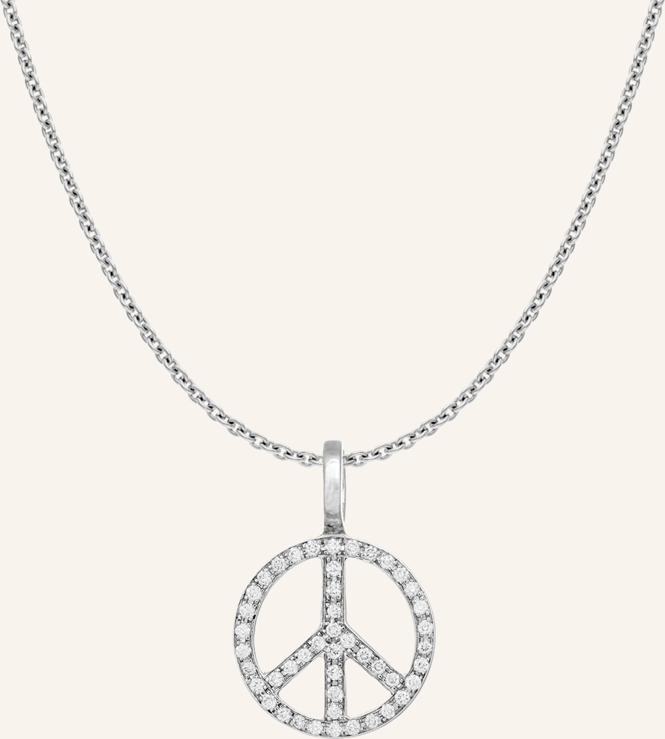 Cada Kette Mini Mini Peace silber