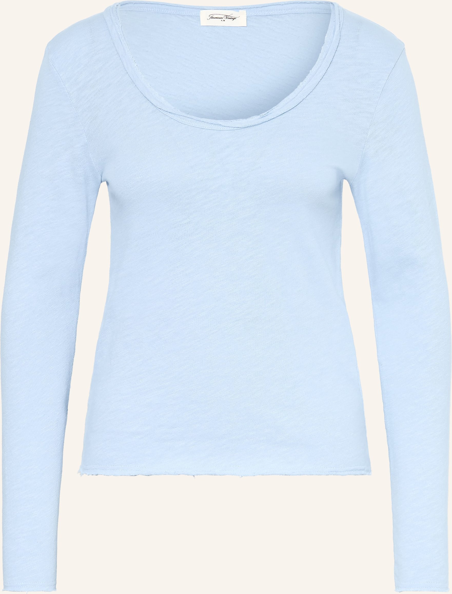 American Vintage Longsleeve Sonoma blau