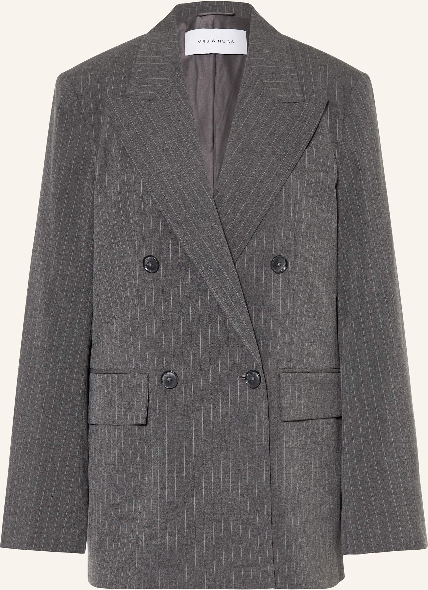 Mrs & Hugs Blazer grau