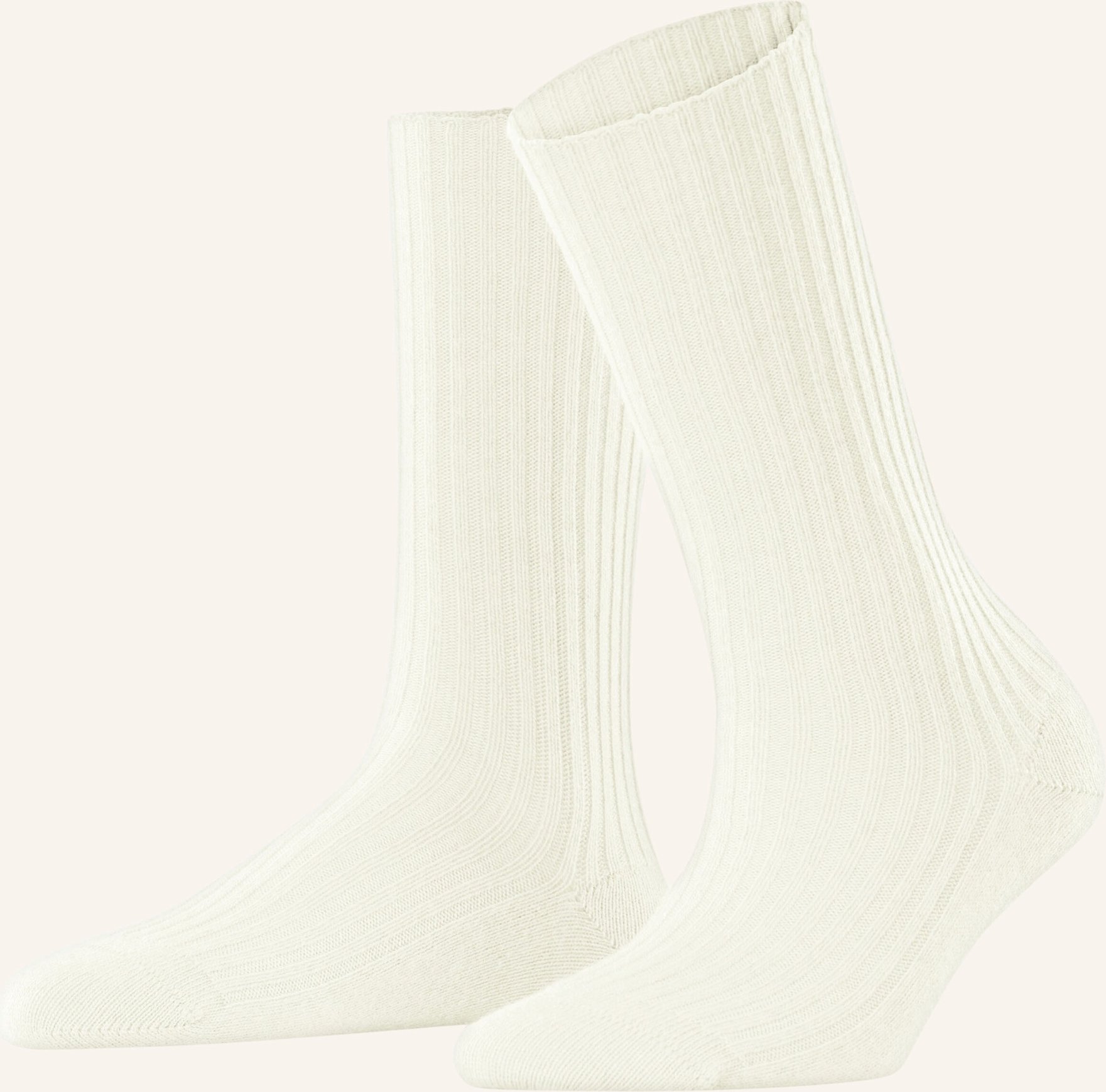 Thumbnail - Falke Strümpfe Cosy Wool Boot Mit Merinowolle weiss