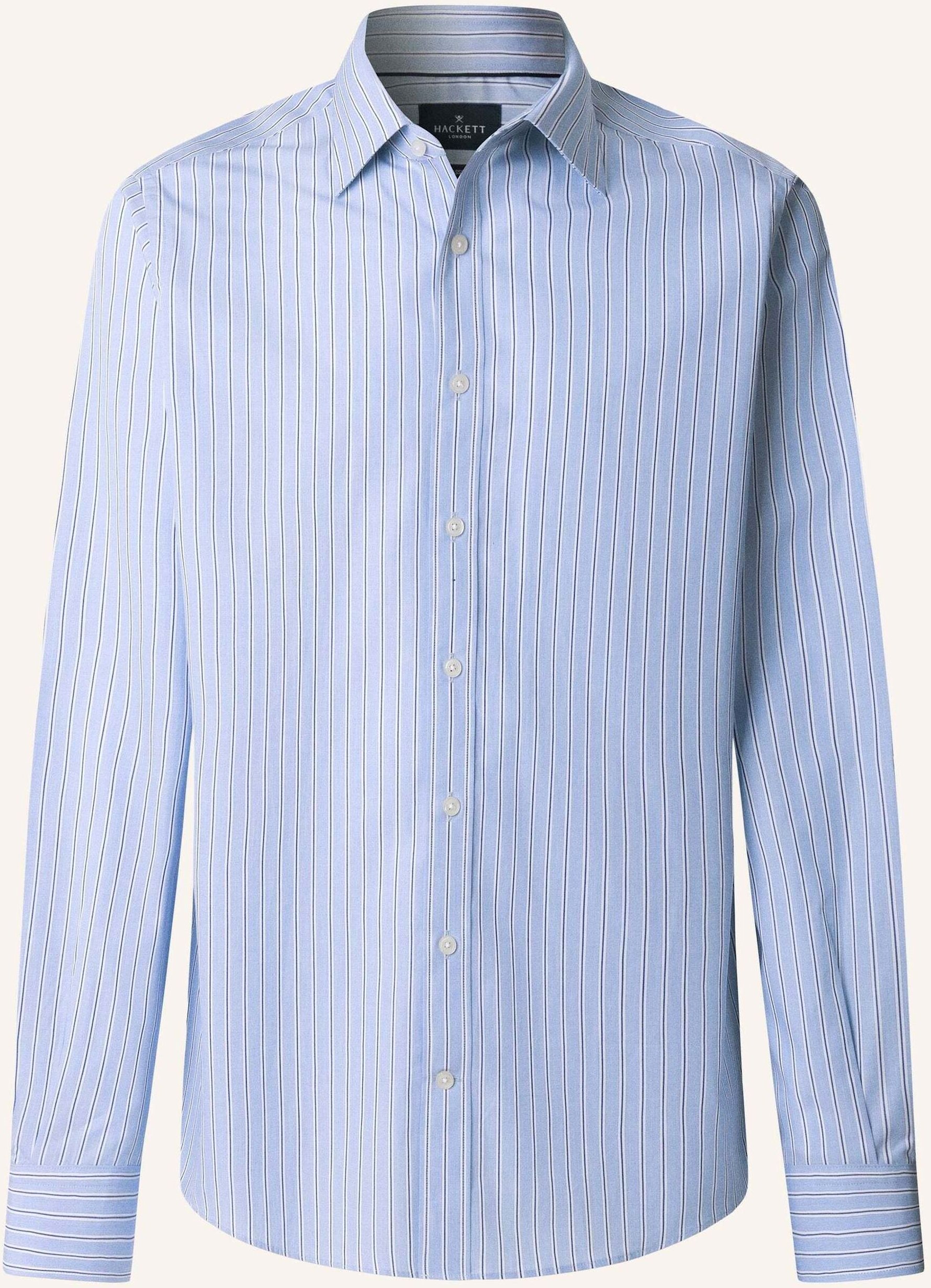 Hackett London Freizeithemd Eoe Butcher Stripe blau