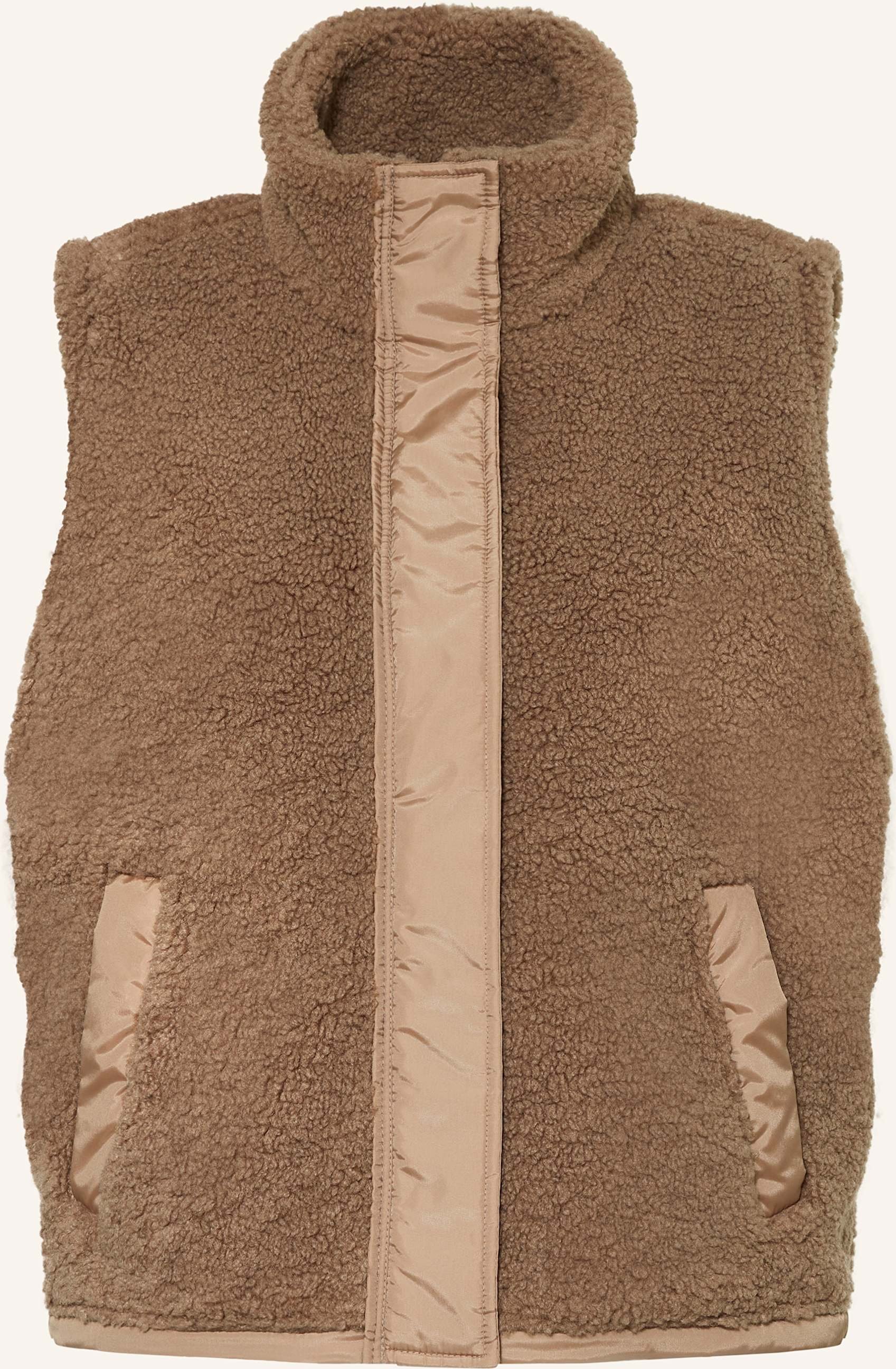 Samsøe Samsøe Teddyfell-Weste beige