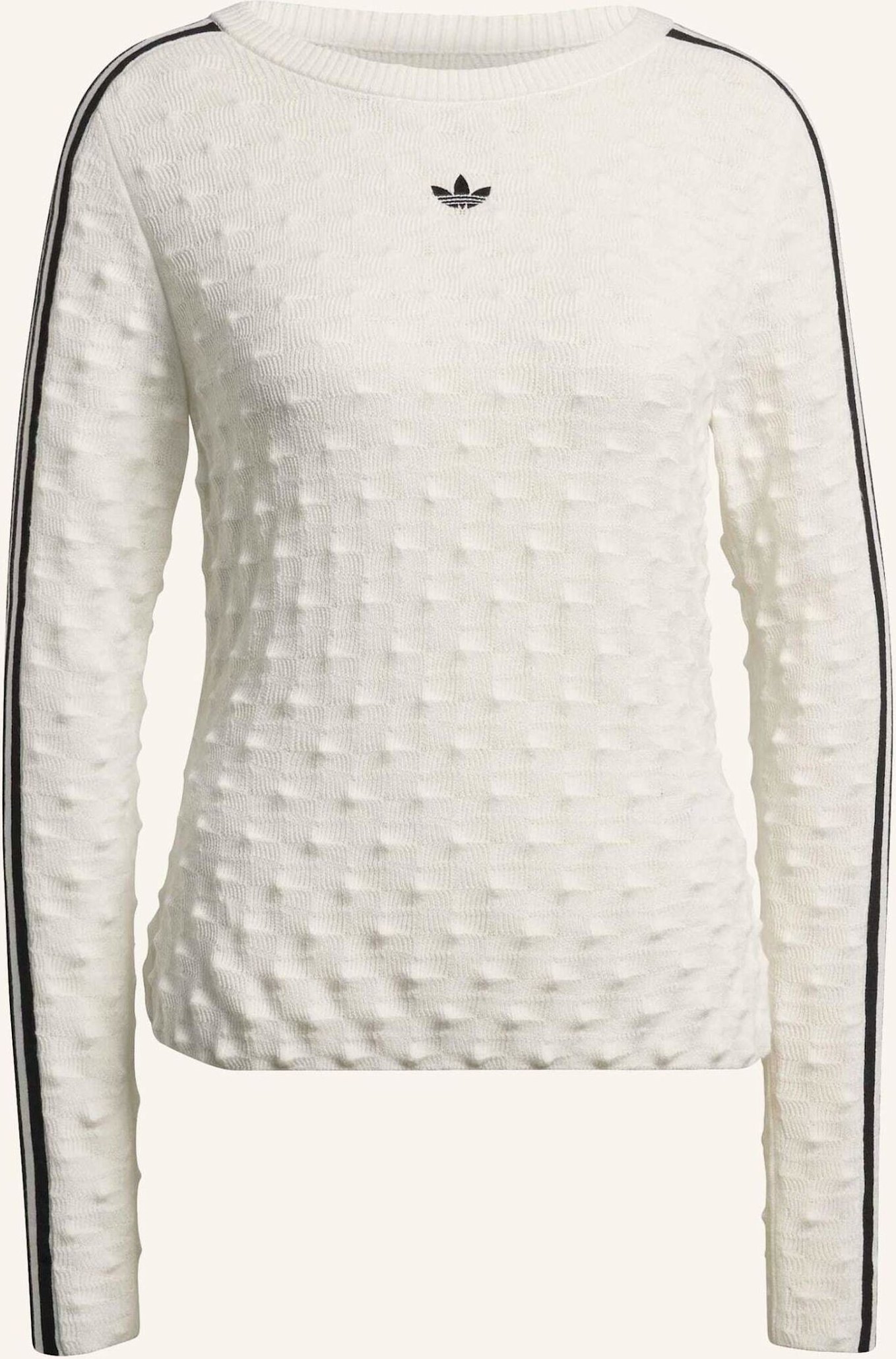 Adidas Originals Adidas Originals Slim Solid Spike Knit Sweatshirt weiss