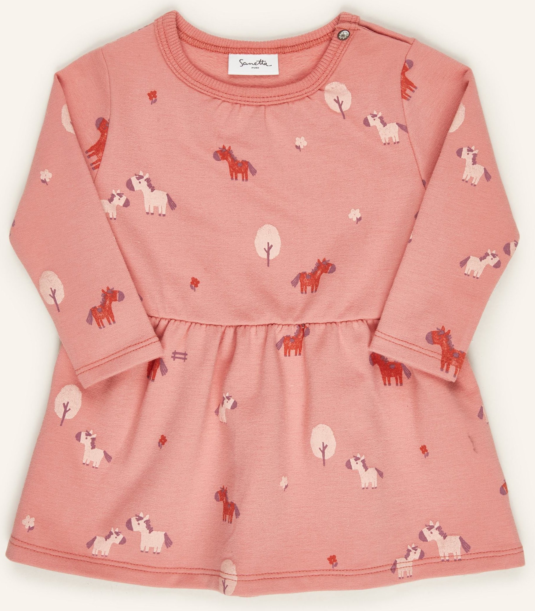 Thumbnail - Sanetta Pure Sweatkleid rosa