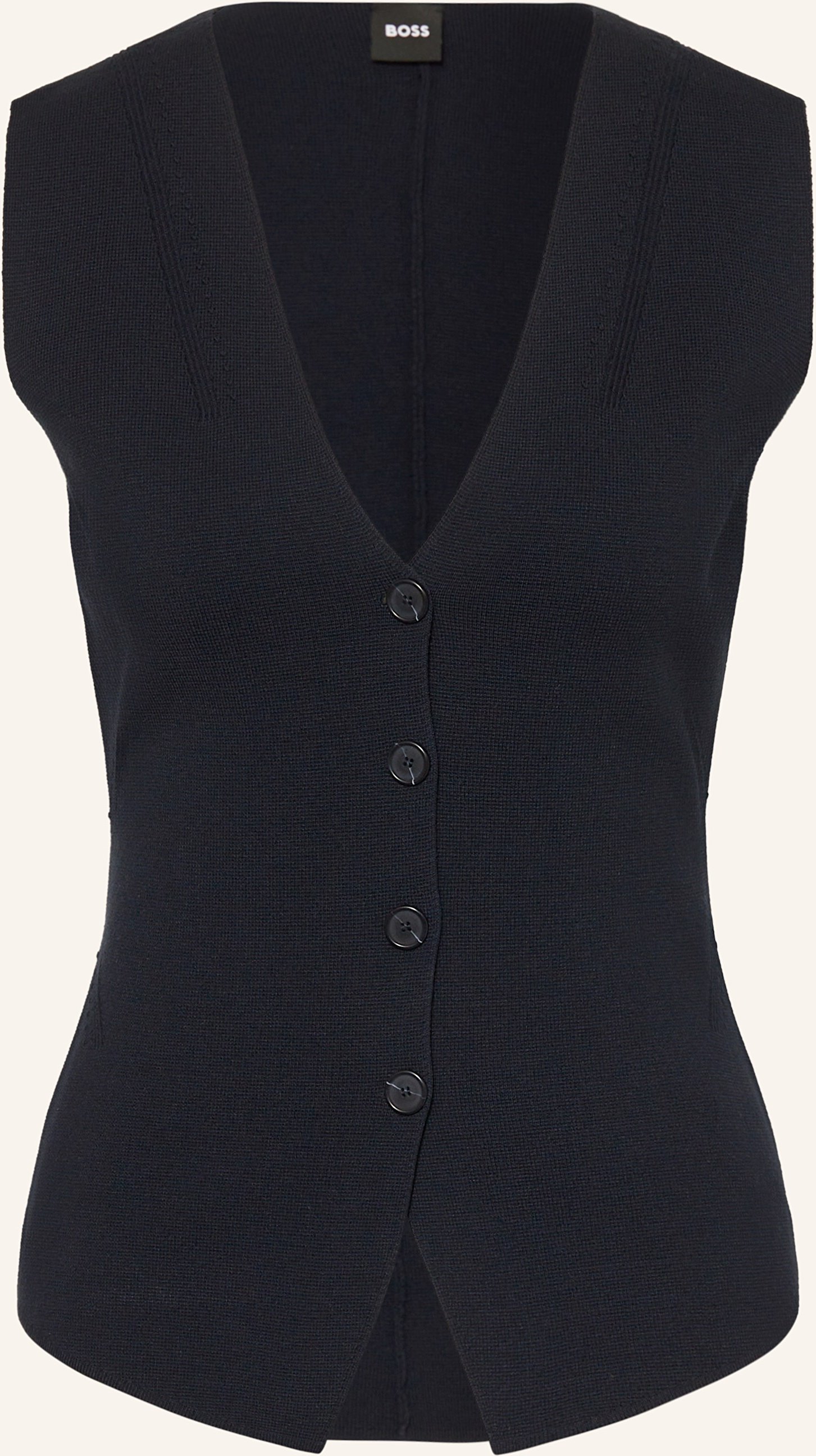 Boss Strickweste Fylvie blau