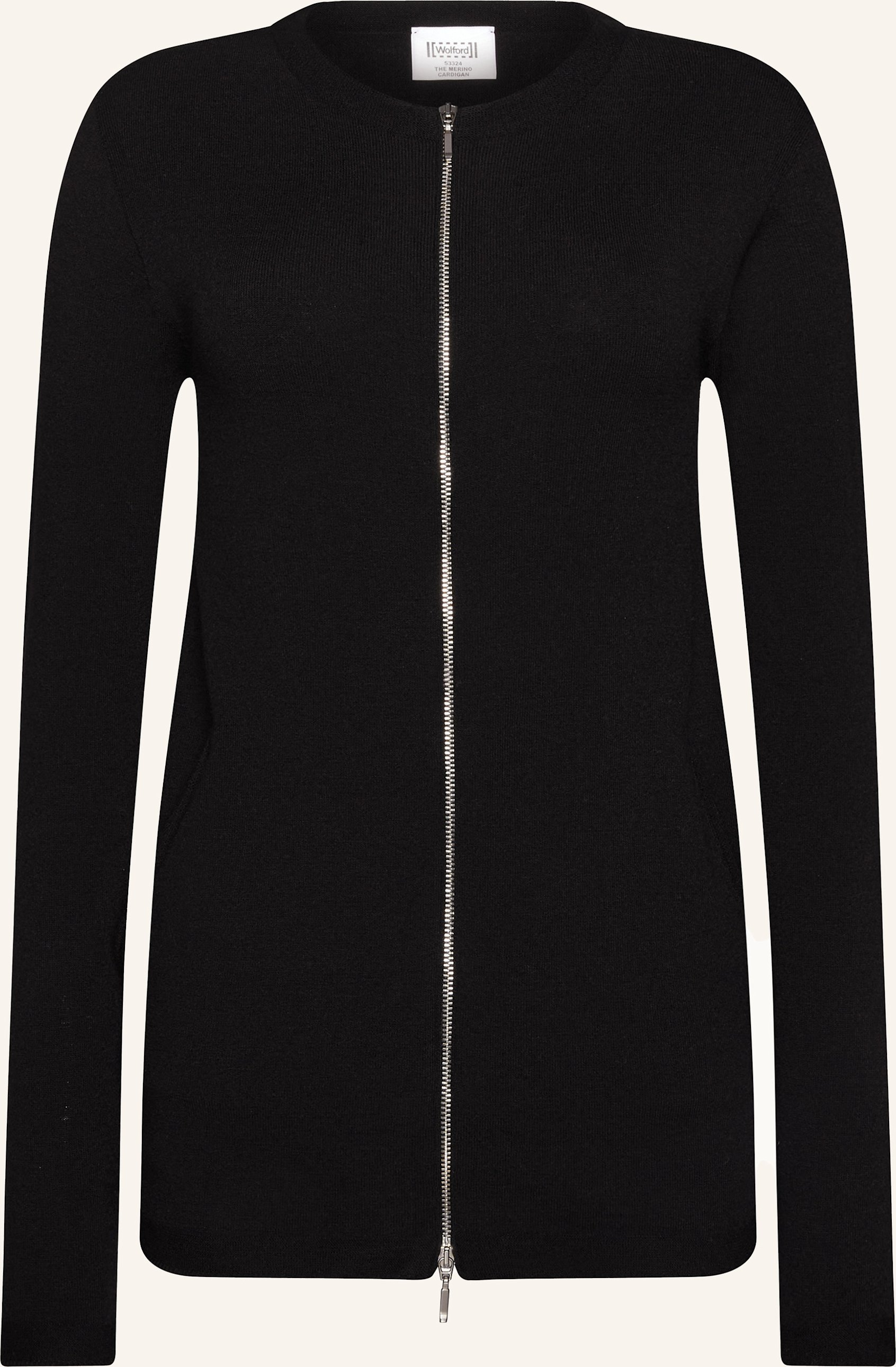 Wolford Strickjacke, Jacke & Weste The Merino Cardigan schwarz