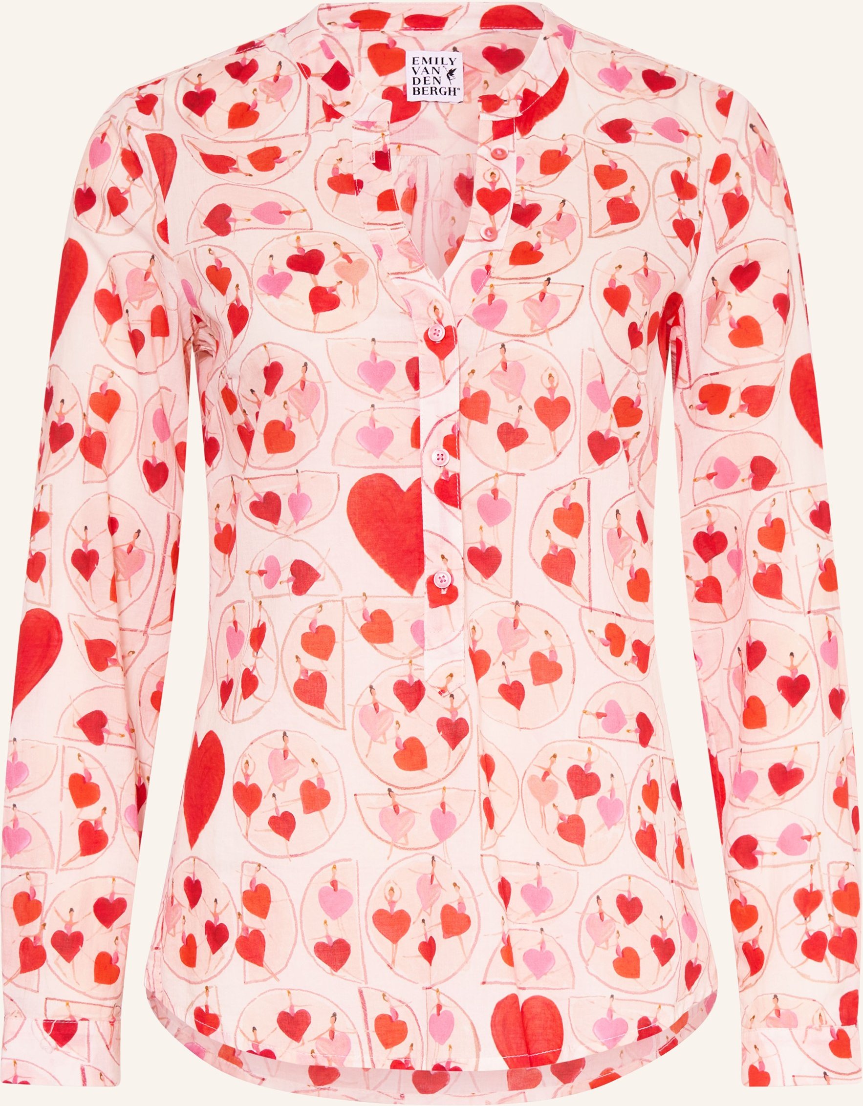 Emily Van Den Bergh Blusenshirt rosa