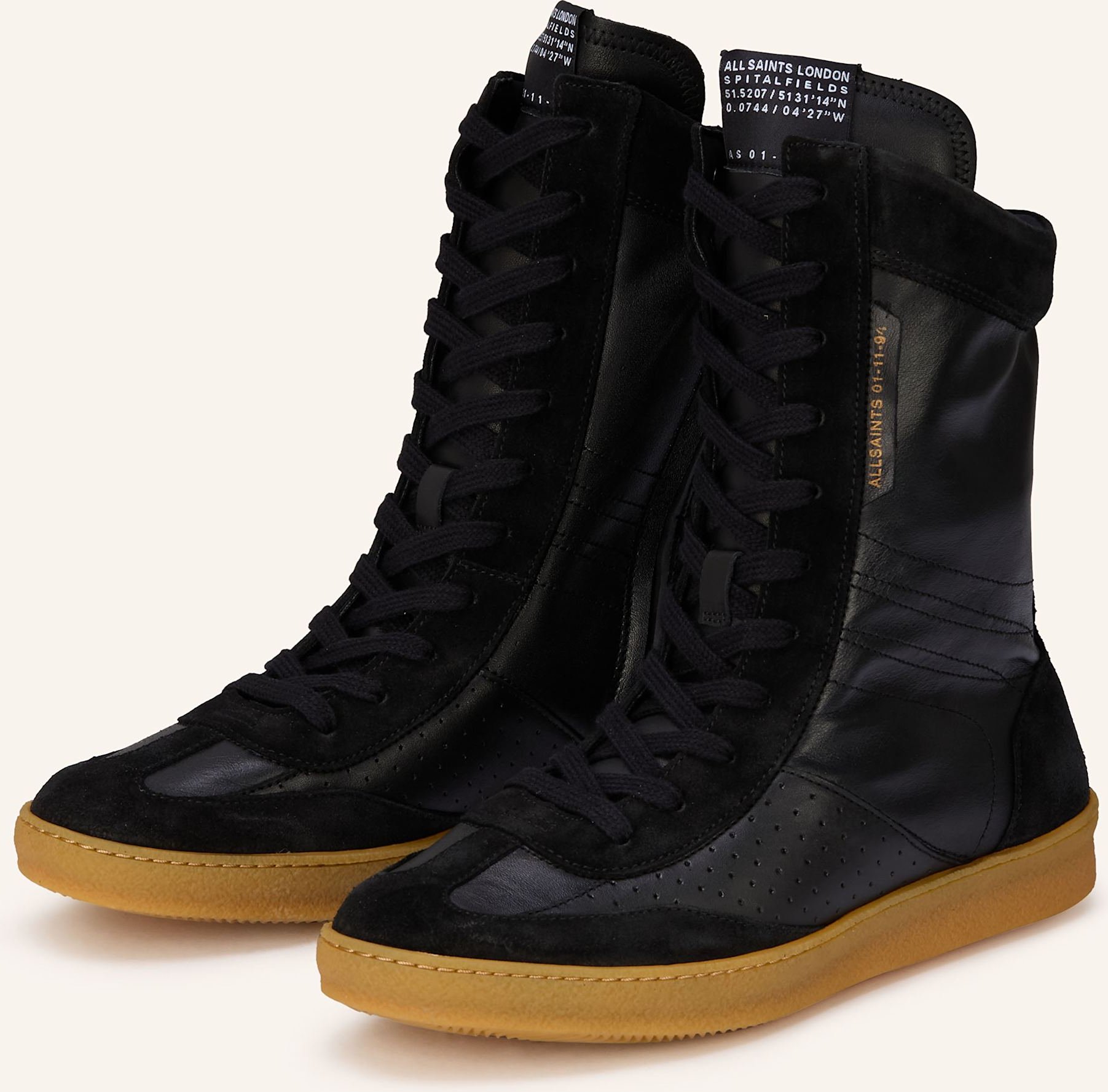 Allsaints Hightop-Sneaker Louise schwarz