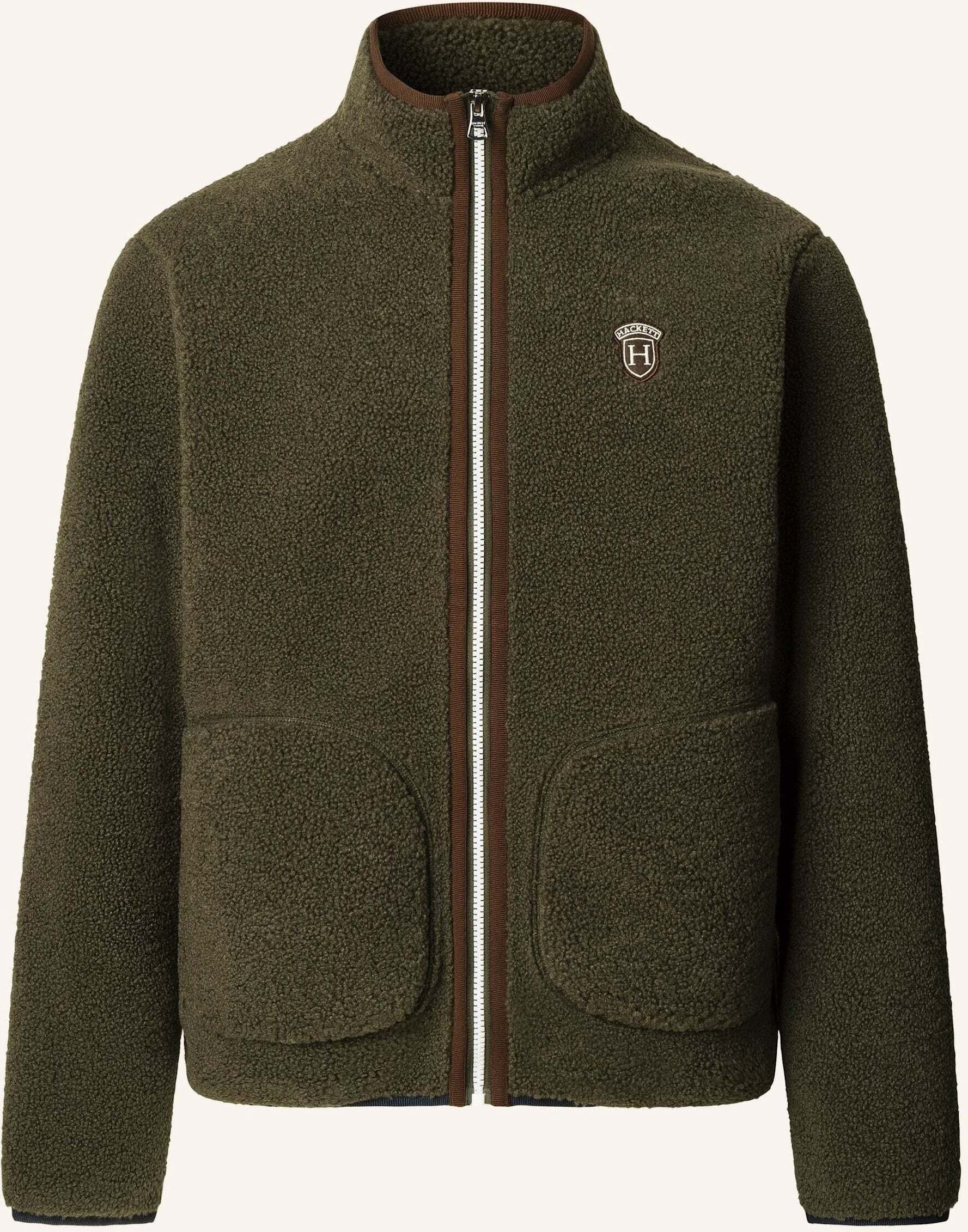 Hackett London Regenjacke Heritage Badge Fz gruen