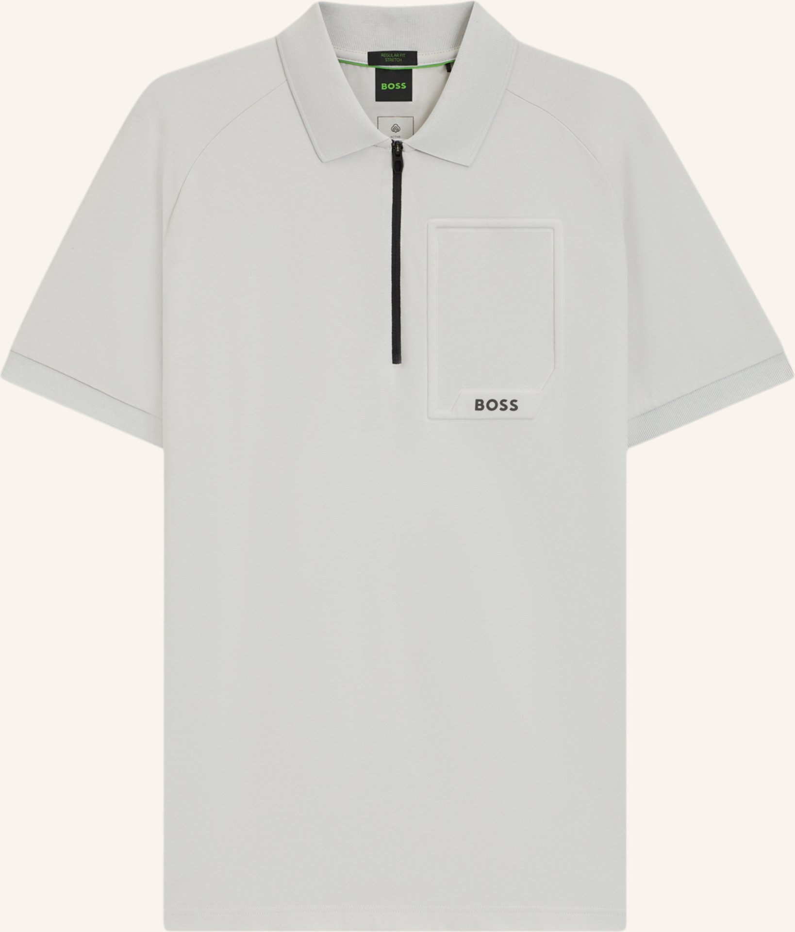Boss Poloshirt Polo Urban Tech Regular Fit grau