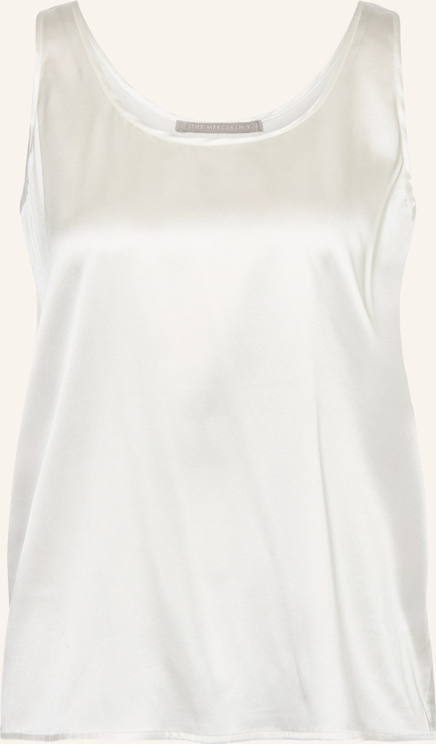 (The Mercer) N.Y. Satintop weiss