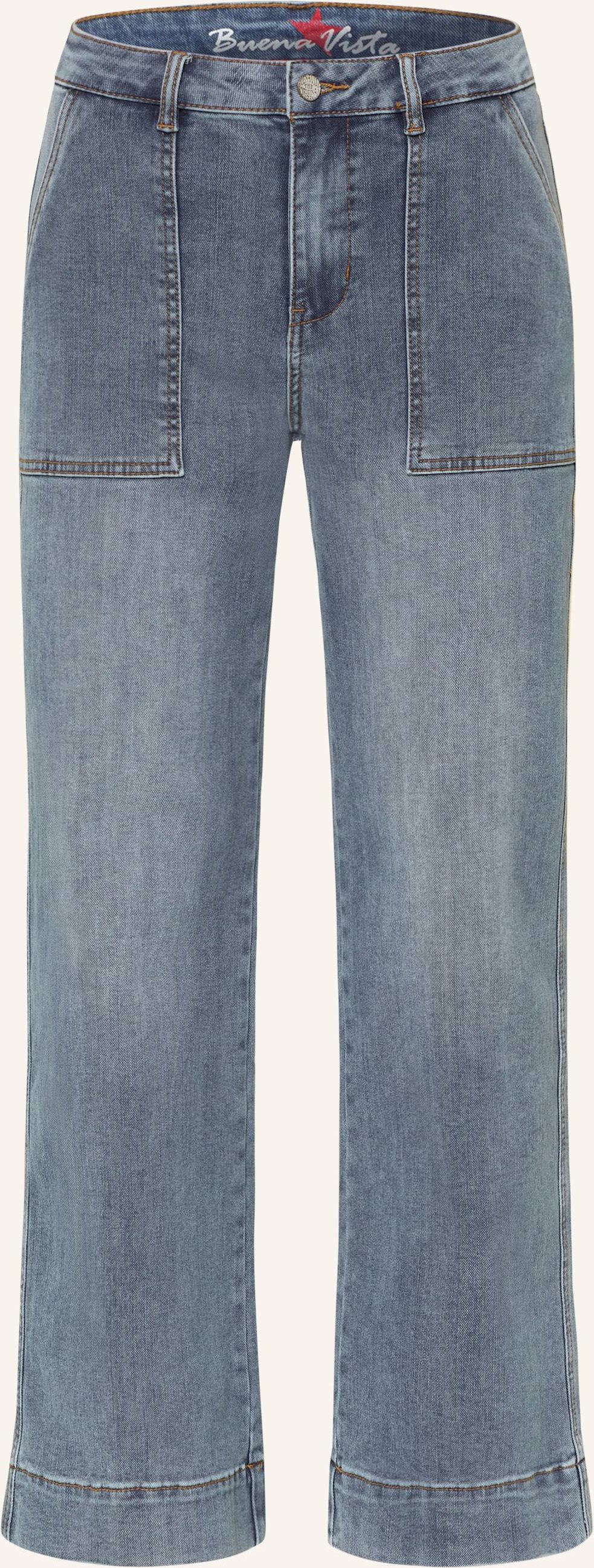 Buena Vista Wide Leg Jeans Worker blau
