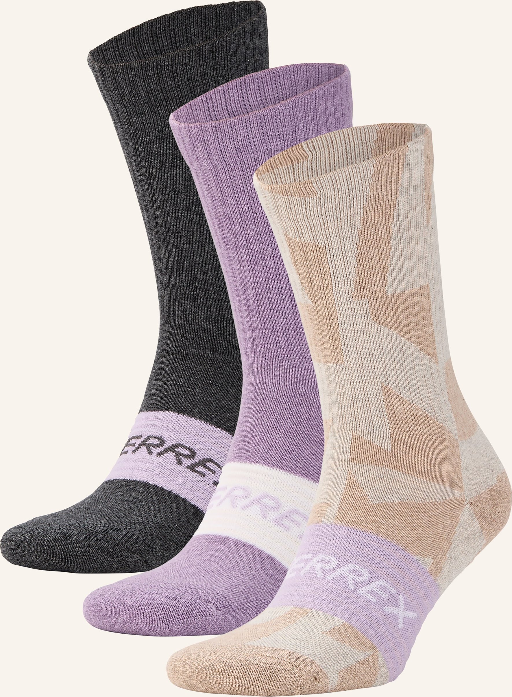 Adidas Terrex 3er-Pack Trekking-Socken Terrex beige