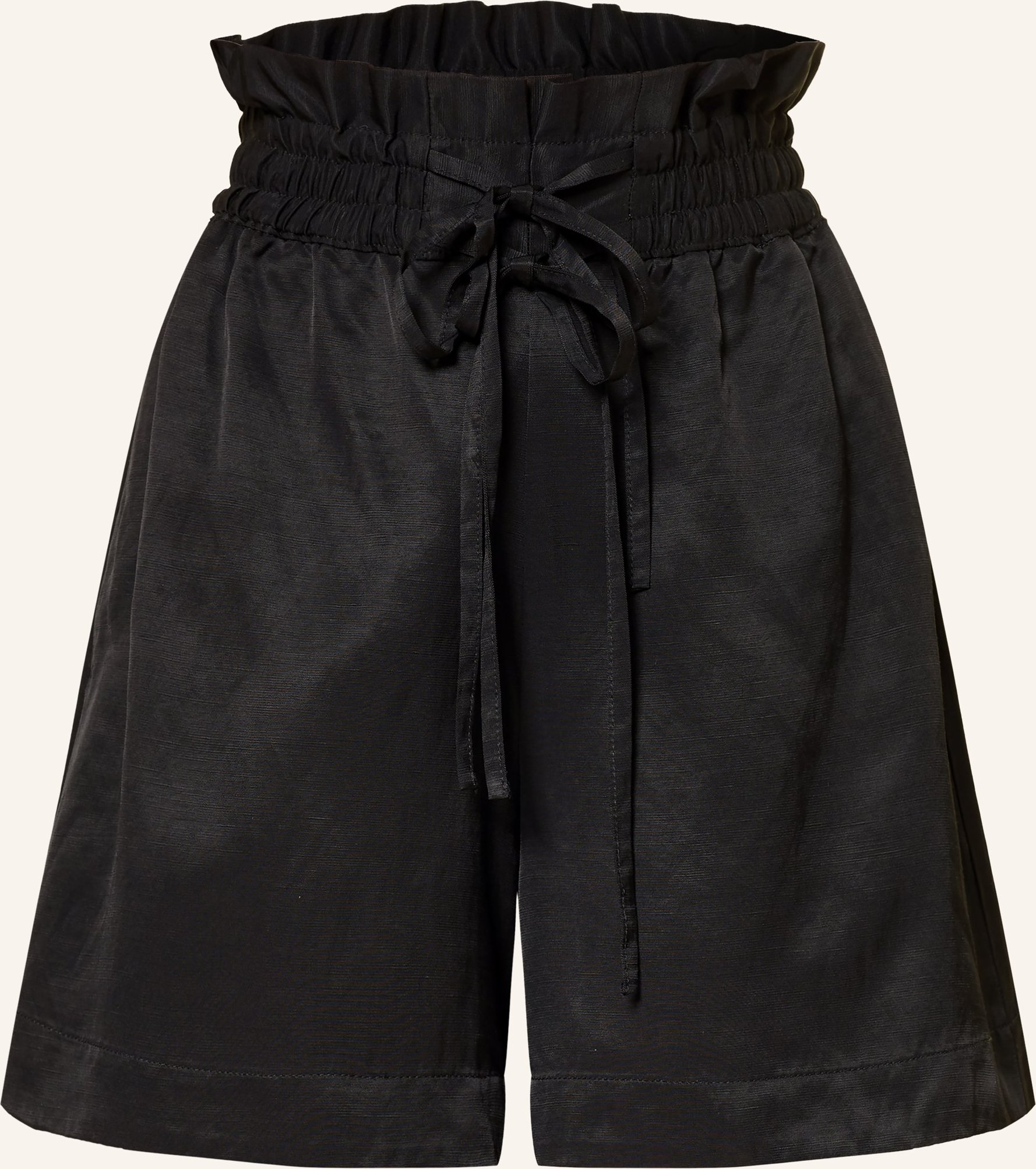 Boss Paperbag-Shorts Tacolina schwarz