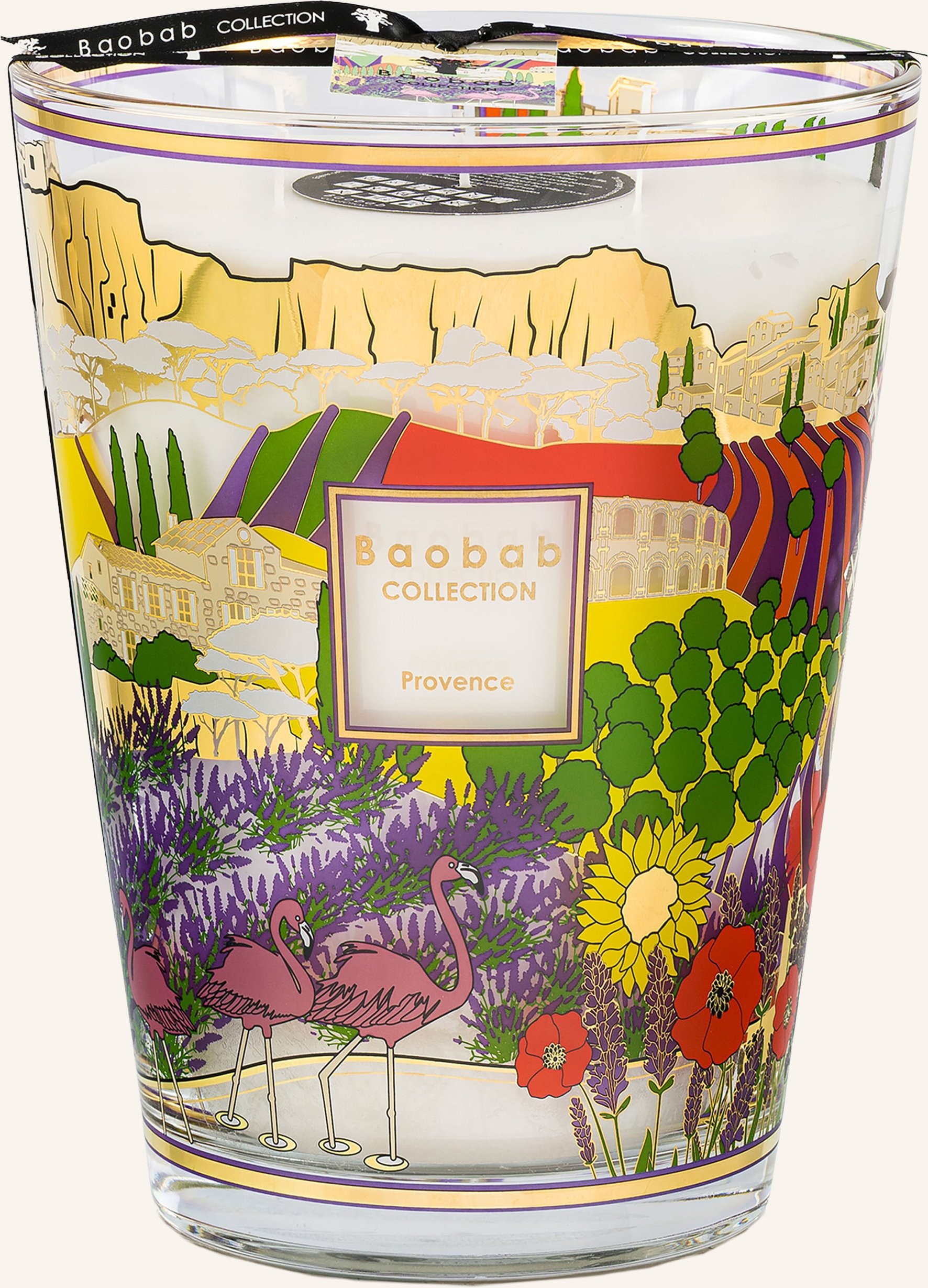 Baobab Collection Duftkerze Provence weiss