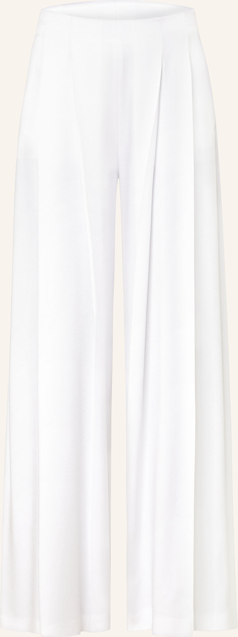 Boss Marlenehose Tetosa Aus Satin weiss