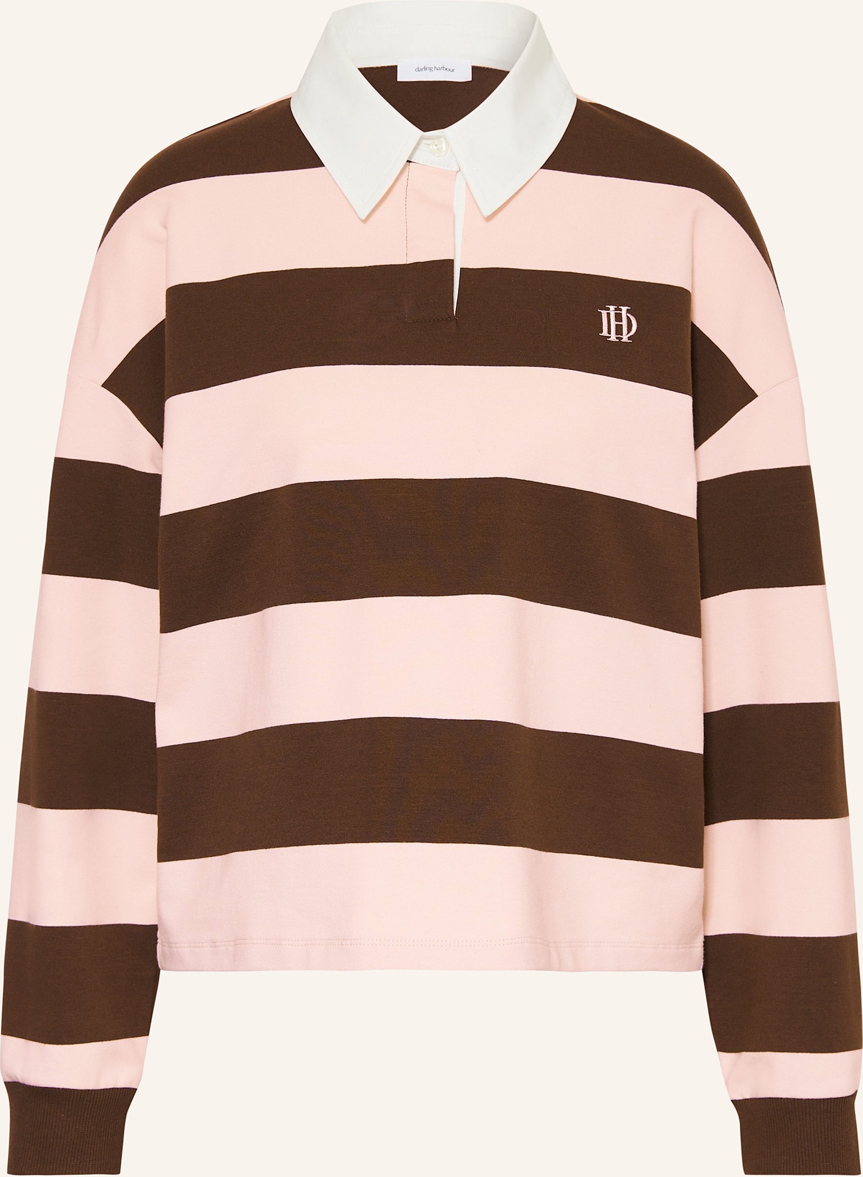 Darling Harbour Rugbyshirt braun