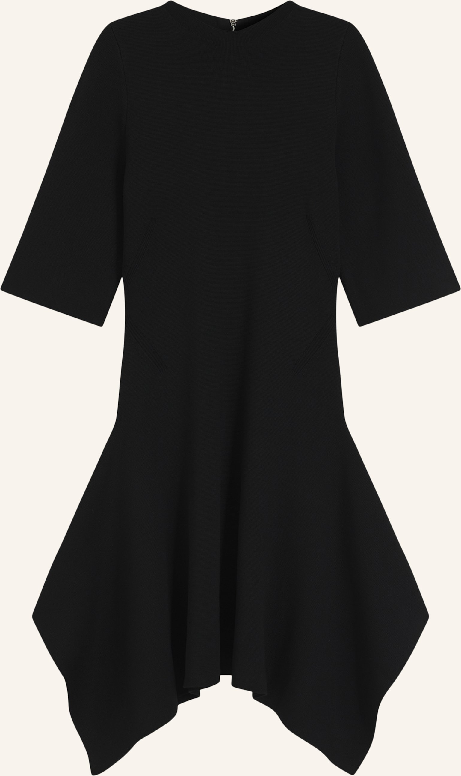 Boss Gestricktes Kleid Flaris Slim Fit schwarz