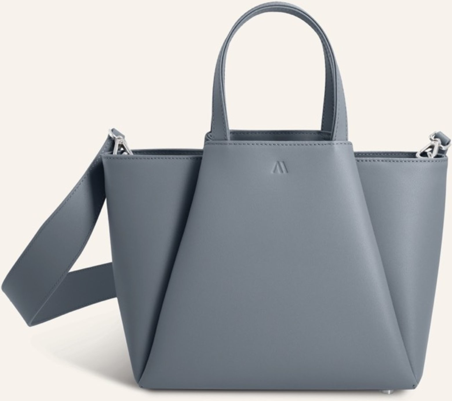 Kaai Umhängetasche Mini Pyramid blau