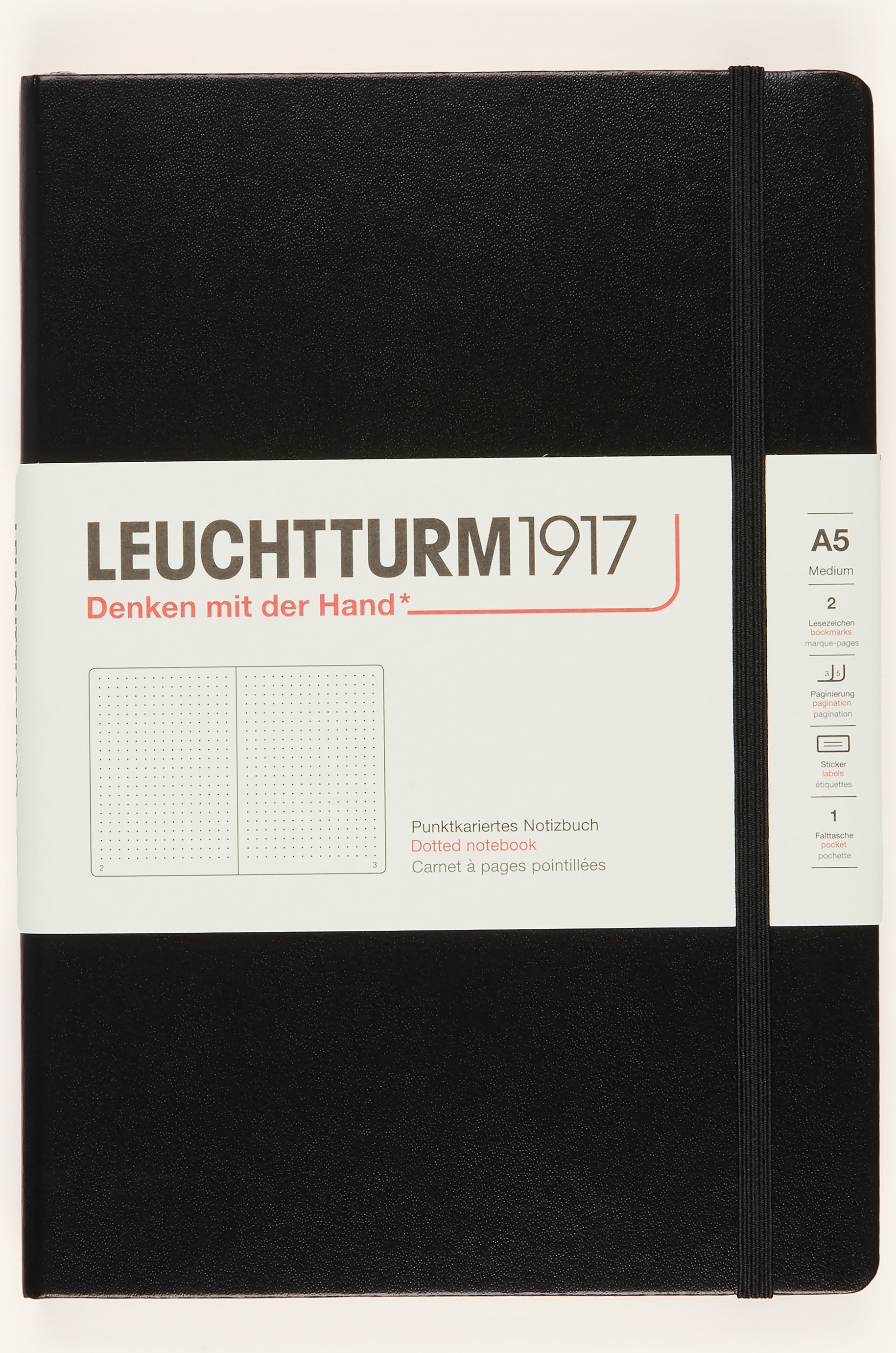 leuchtturm1917 Notizbuch schwarz