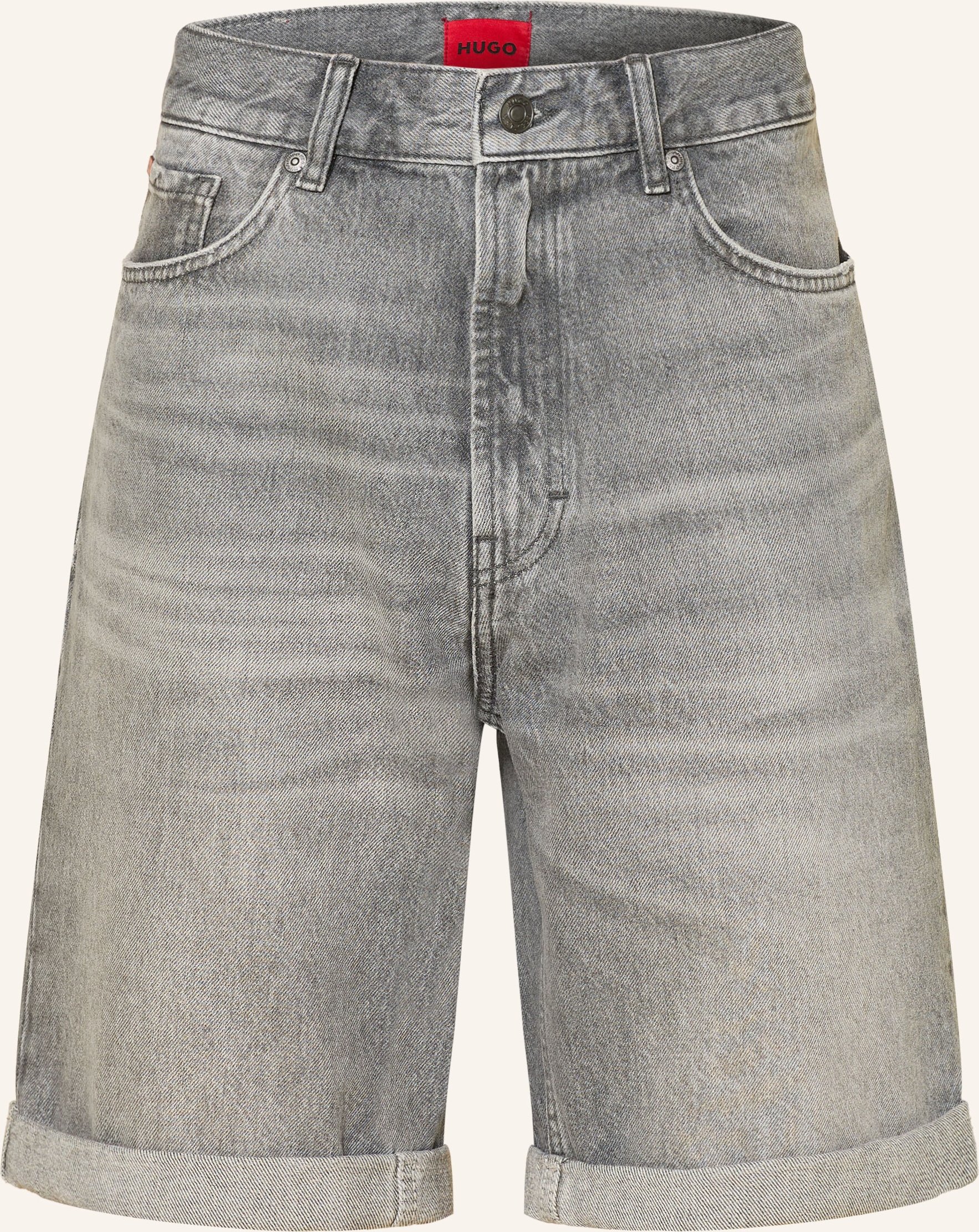 Hugo Jeansshorts 838/S Relaxed Tapered Fit grau