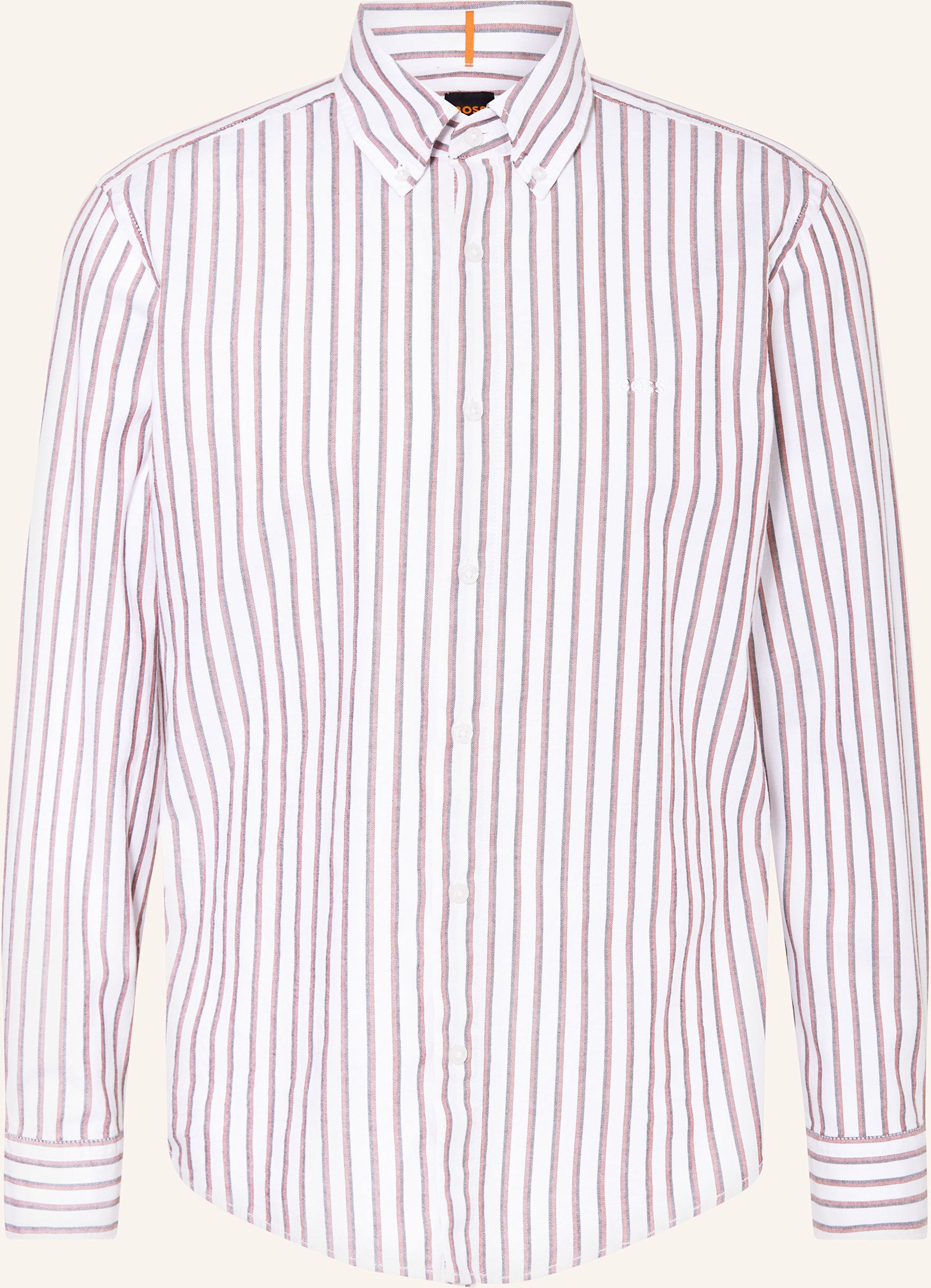 Boss Hemd Ricoplus Regular Fit weiss