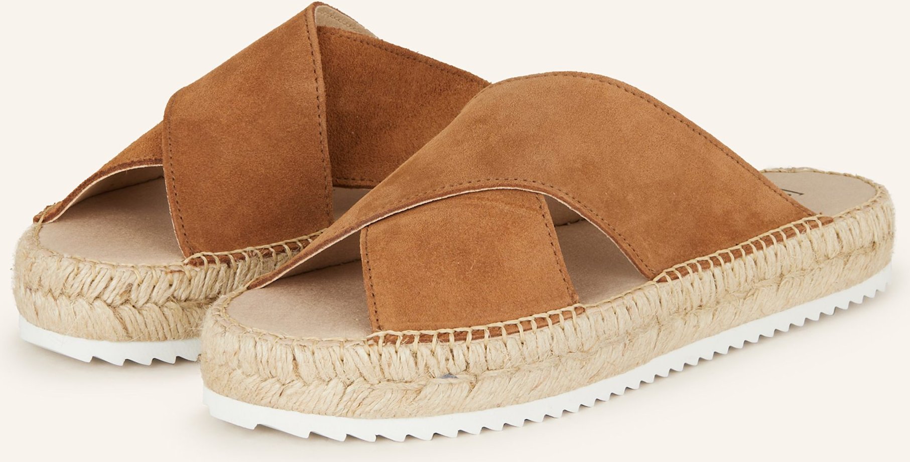 Espadrij L'originale Pantoletten Croisette braun