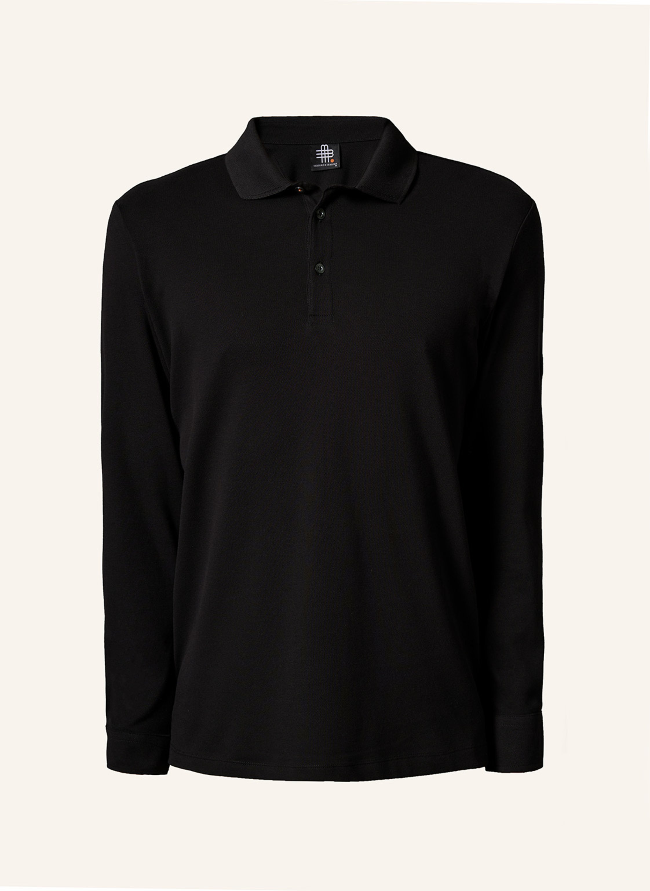 Gebauer & Gebauer Piqué-Poloshirt Torino schwarz