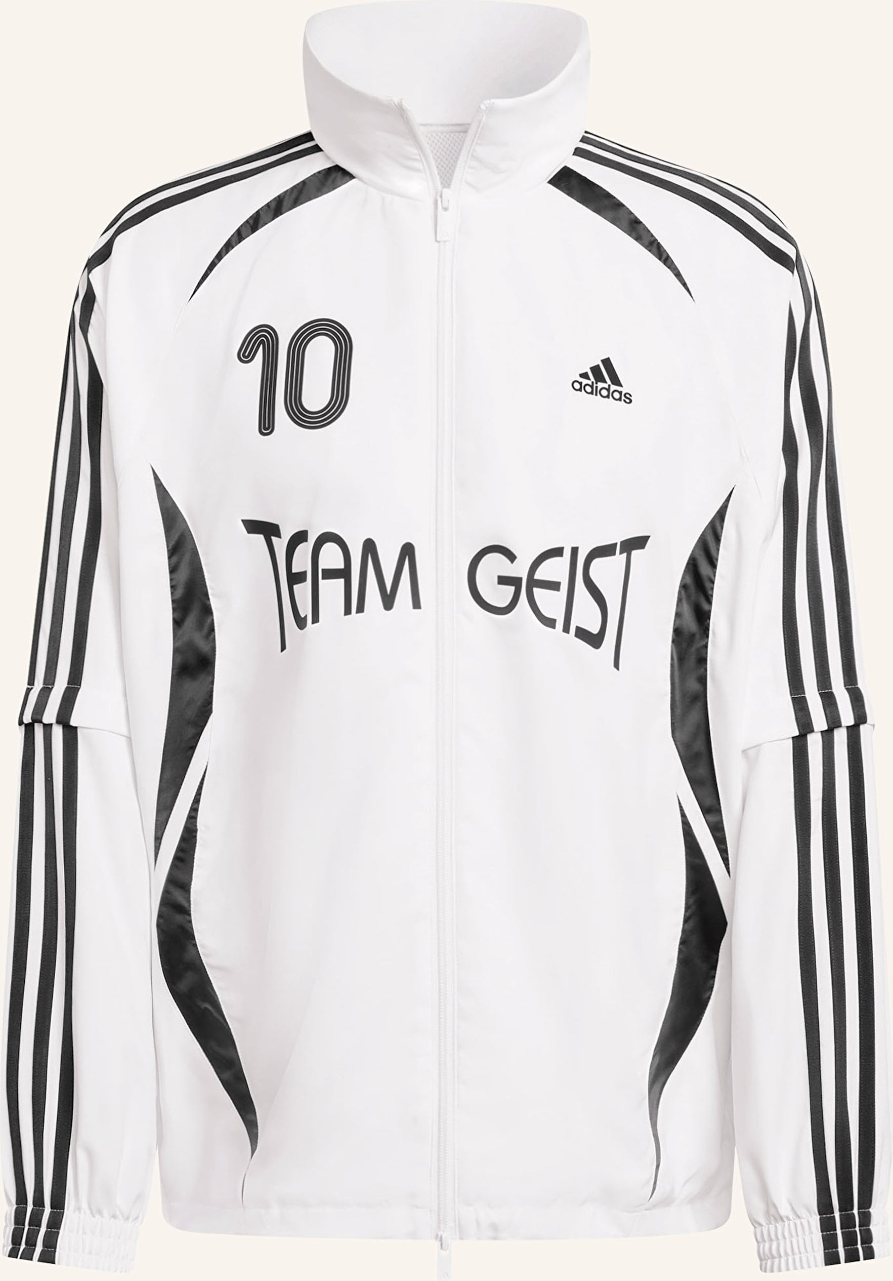 Thumbnail - Adidas Originals Oversized-Trainingsjacke Adilenium Season 4 Teamgeist Oversized weiss