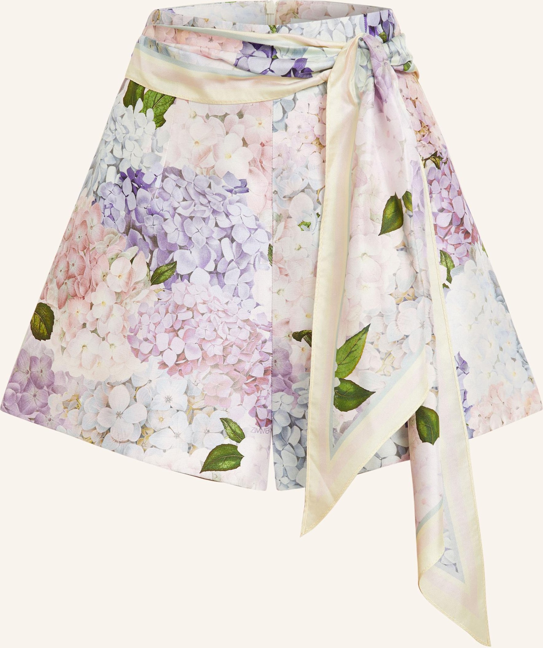 Zimmermann Seidenshorts Dawning lila
