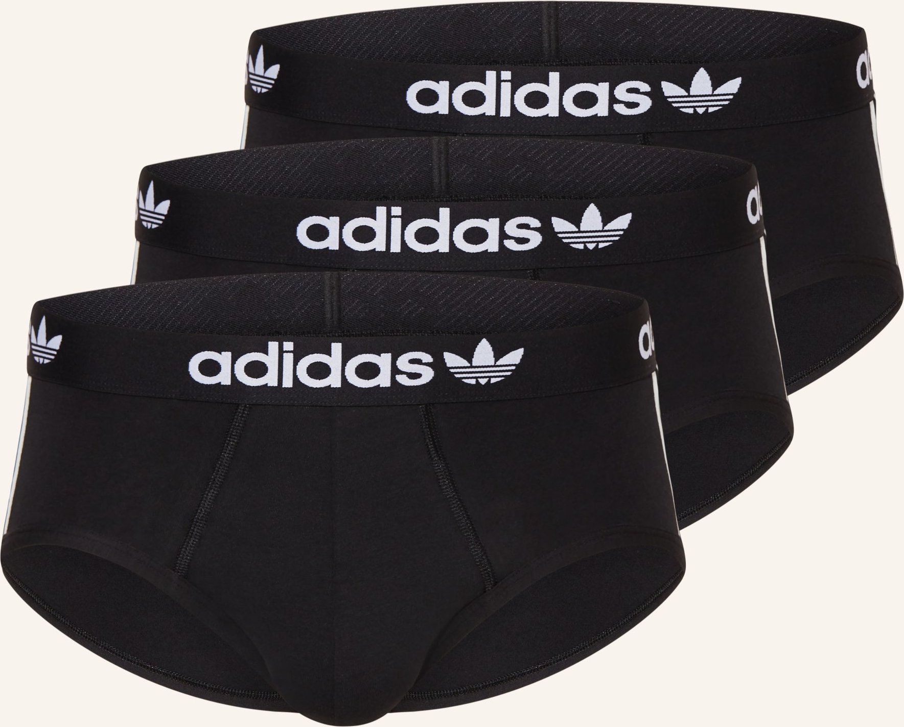 Adidas Originals 3er-Pack Slips schwarz