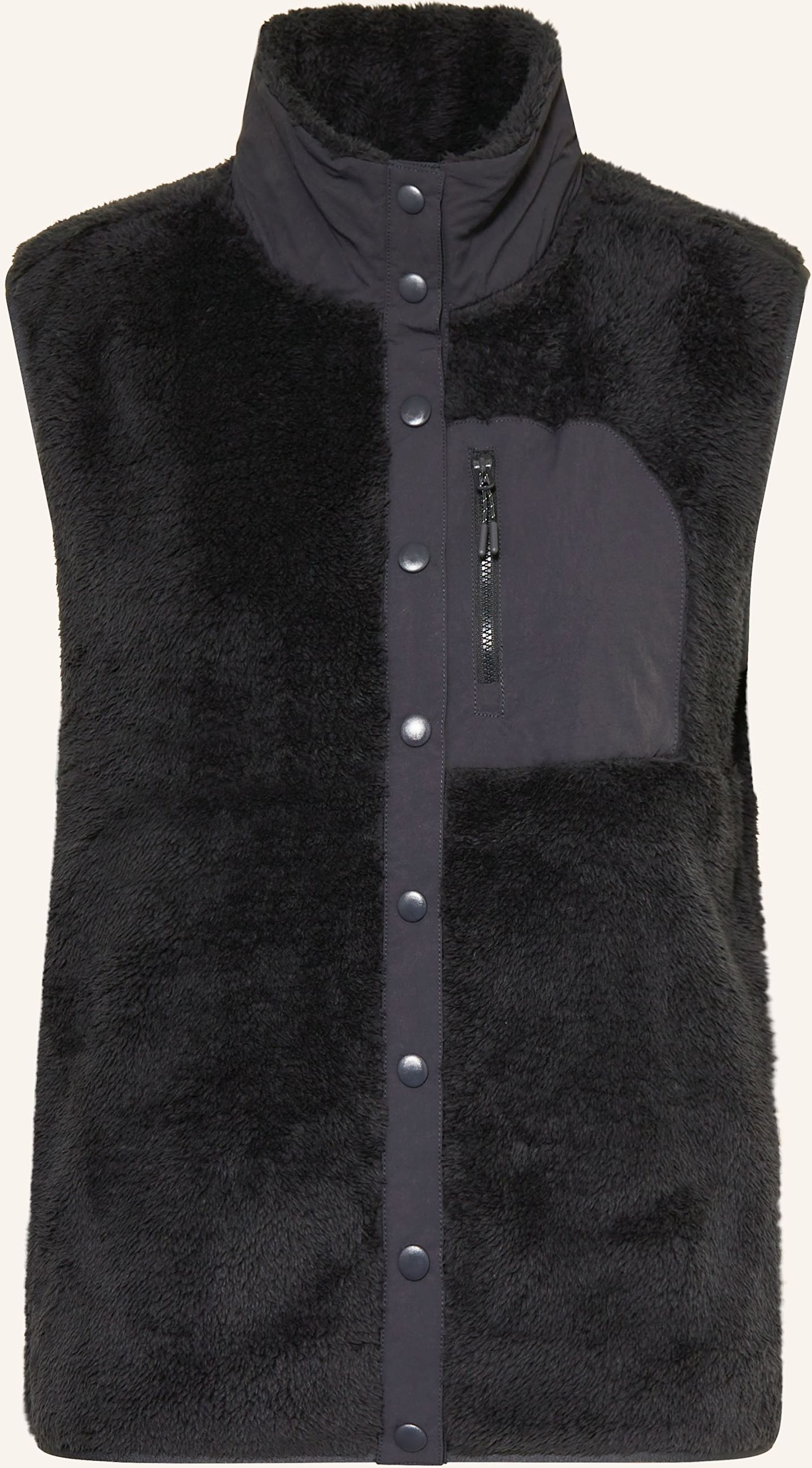 Me°Ru' Fleeceweste Nunavut schwarz