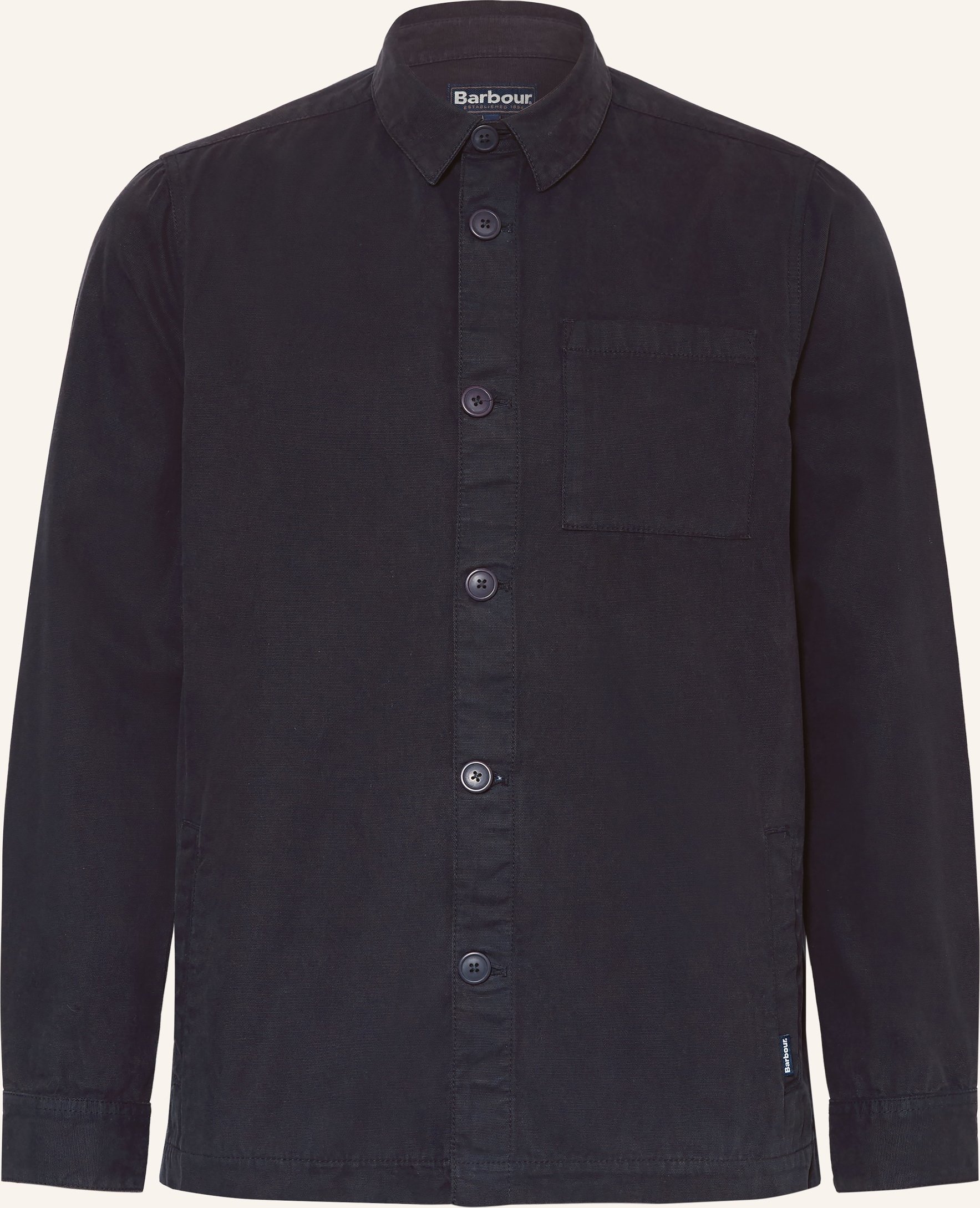 Barbour Overshirt blau