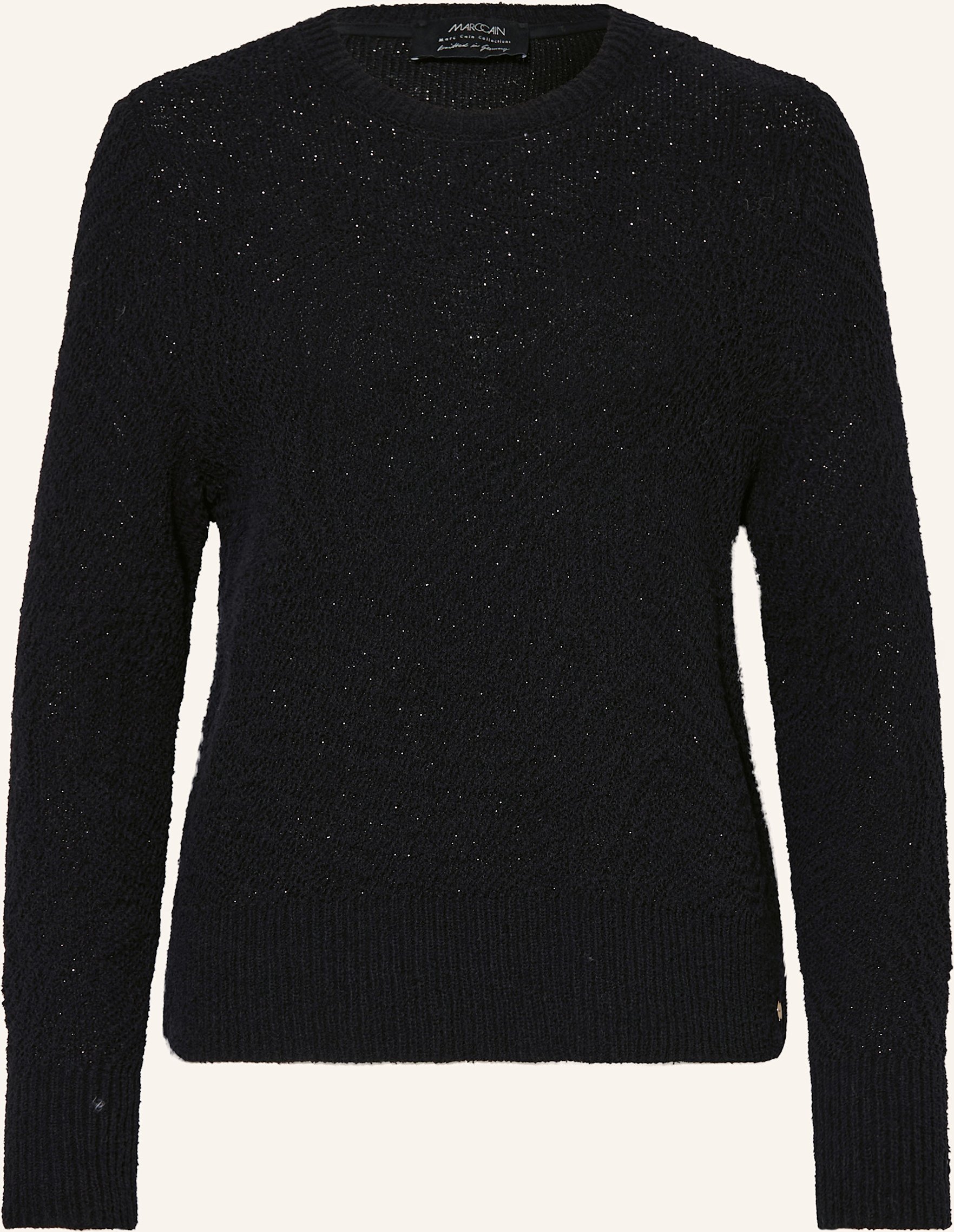 Marc Cain Pullover Mit Glitzergarn schwarz